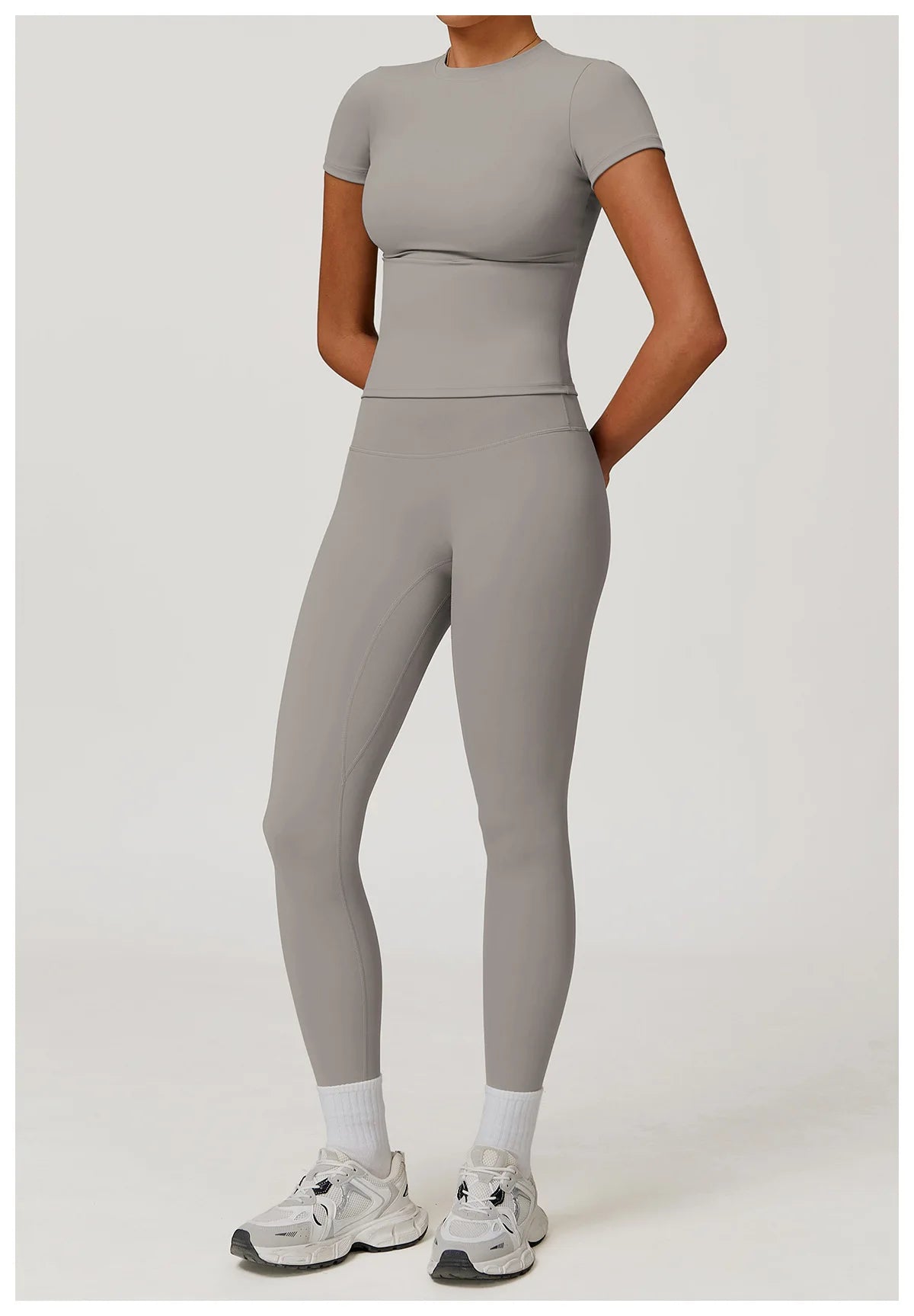 Yoga Shirts Women Top Quick Dry Running Tops Tights Push Up Workout Gym Clothe Female Short Sleeve Fitness Sports T-Shirts
