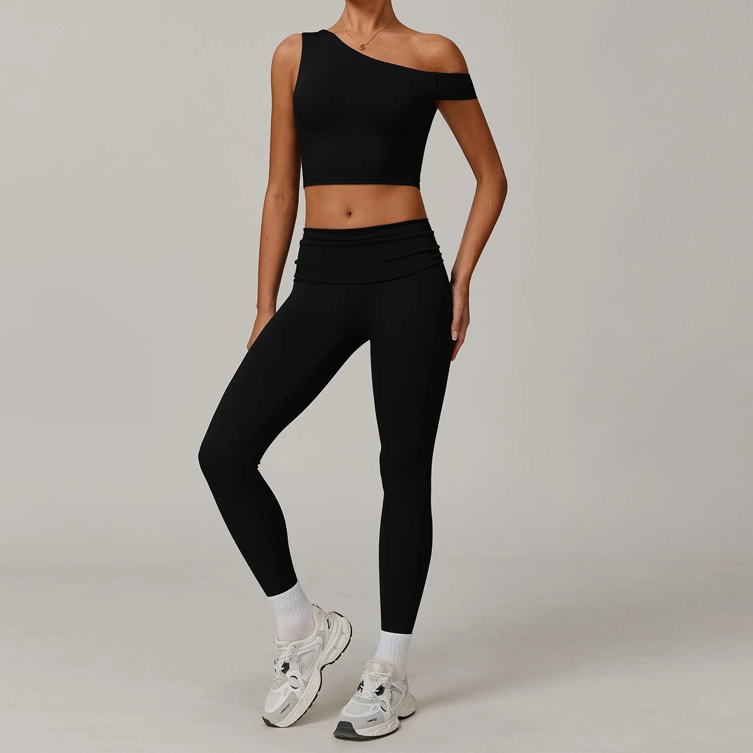 Yoga Set 2 Pieces Women Clothes Workout Outfits Fitness Sportswear Gym Tracksuit High Waist Leggings Sports Bra Athletic Wear