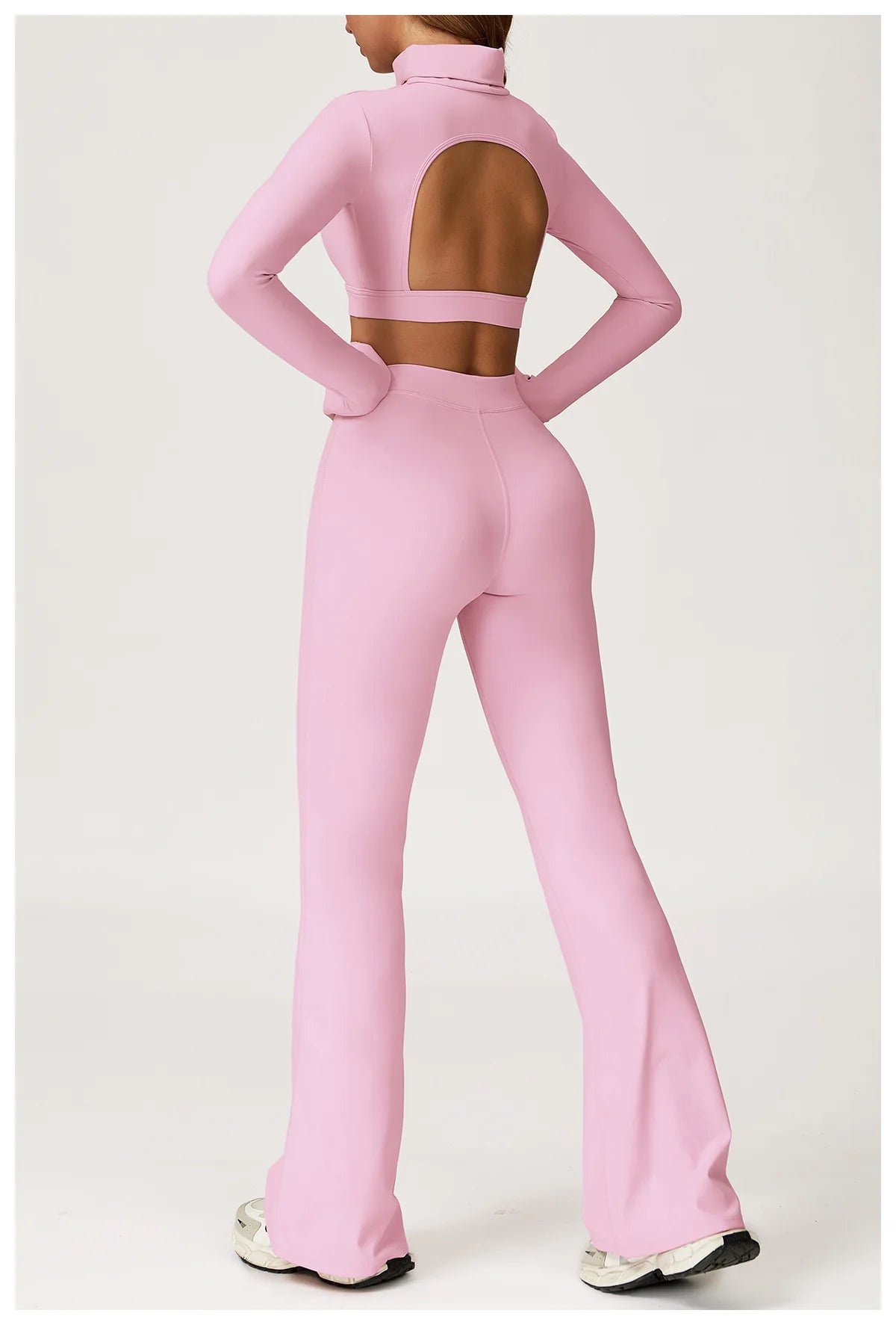 High Waist Flared Leggings Women Gym Fitness Yoga Pants Workout Runing Sport Leggings Women's Control Tummy Yoga Wide Leg Pants