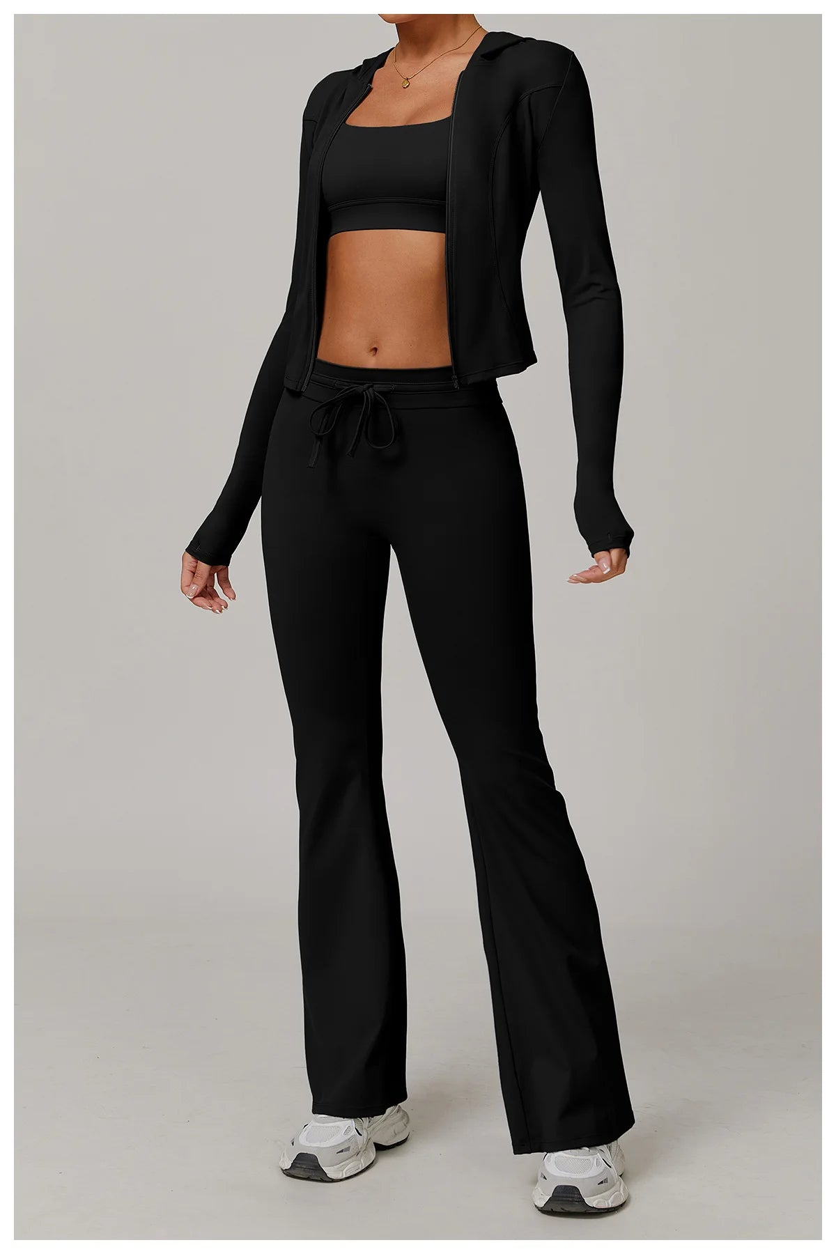 Women's Jacket Hooded Cardigan Tight Quick-dry Sports Fitness Coat Running Training Shirt Yoga Clothes Long Sleeve Sport Jacke