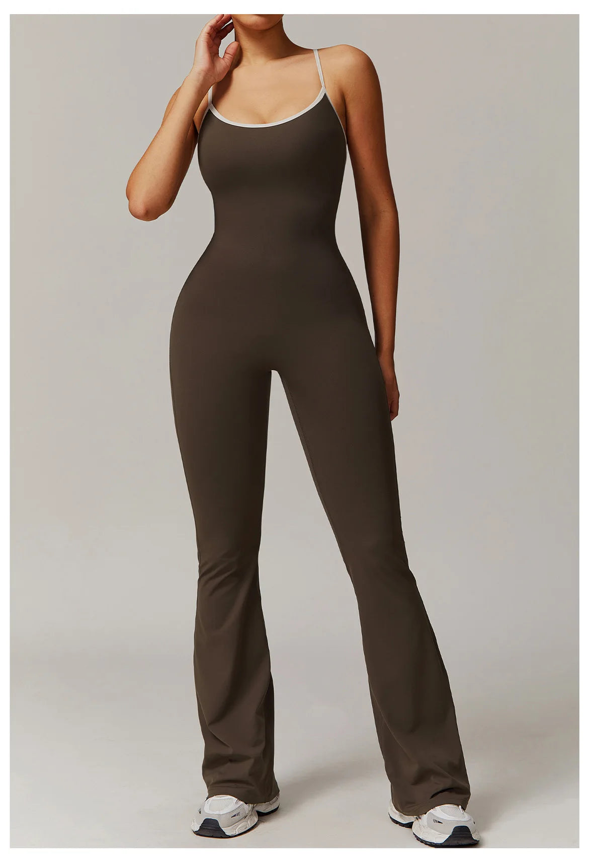 Sexy Back V Jumpsuit Gym Set Women Training Yoga Suit Sportswear Women Sports Jumpsuit Fitness Rompers Stretch Workout Bodysuits