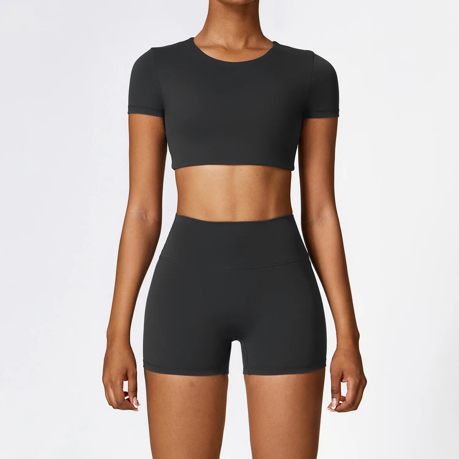 2/3PCS Yoga Set Women Workout Set Seamless Sportswear Gym Clothing Fitness Long Sleeve Crop Top High Waist Leggings Sports Suits