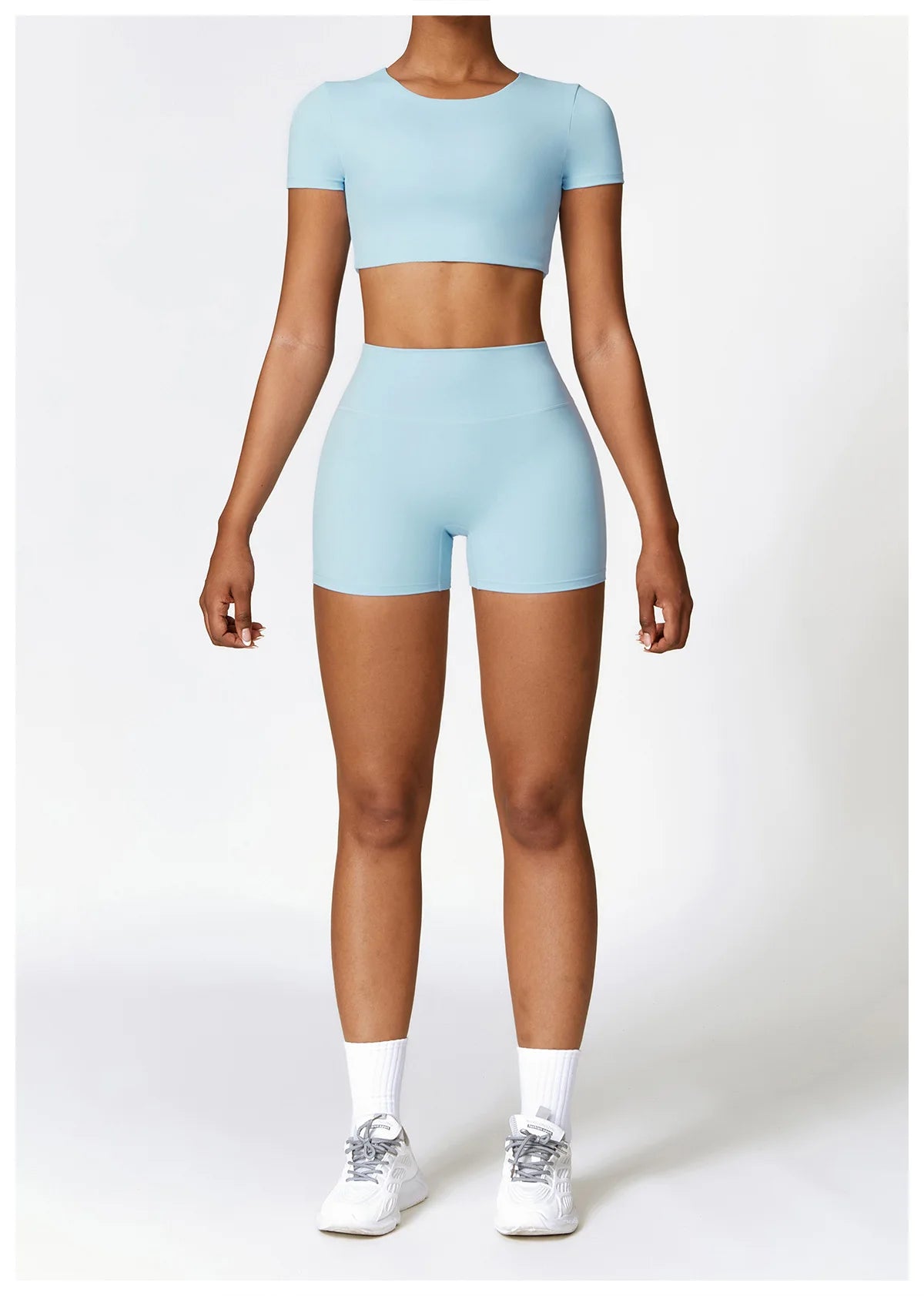 Women Yoga Shorts Fitness Shorts Running Cycling Shorts Breathable Sports Leggings High Waist Summer Workout Gym Push Up Shorts