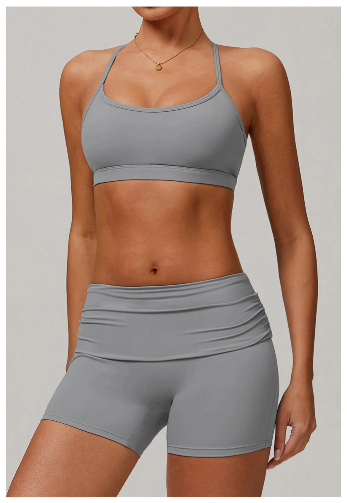 Yoga Clothes 2 Piece Women's Tracksuit Athletic Wear Pilates Fitness Suit Gym Workout Push Up Clothes Sports Bra Leggings Suit