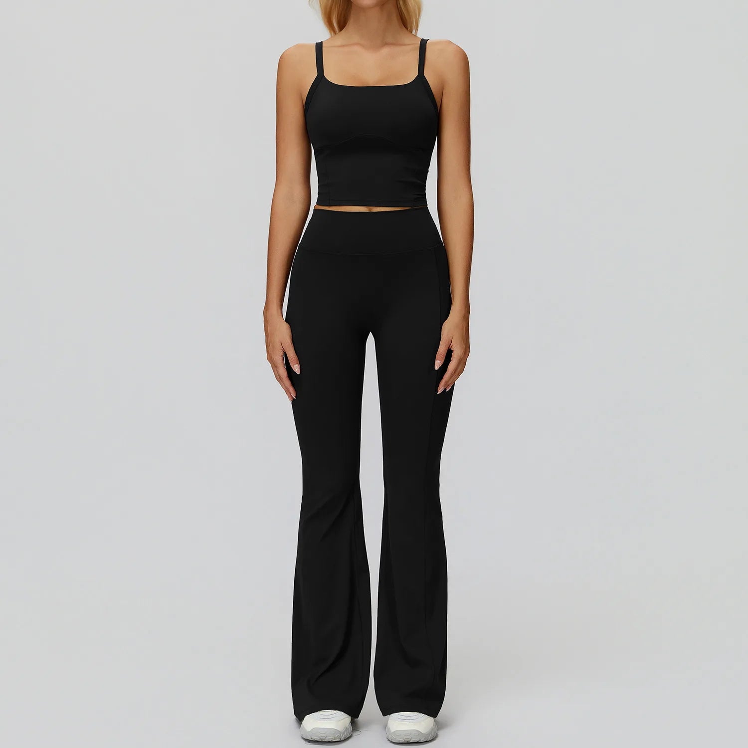 Yoga Suit 2PCS Women Tracksuit Sports Bra High Waist Legging Gym Set Fitness Outfit Running Workout Clothes Push Up Sportswear