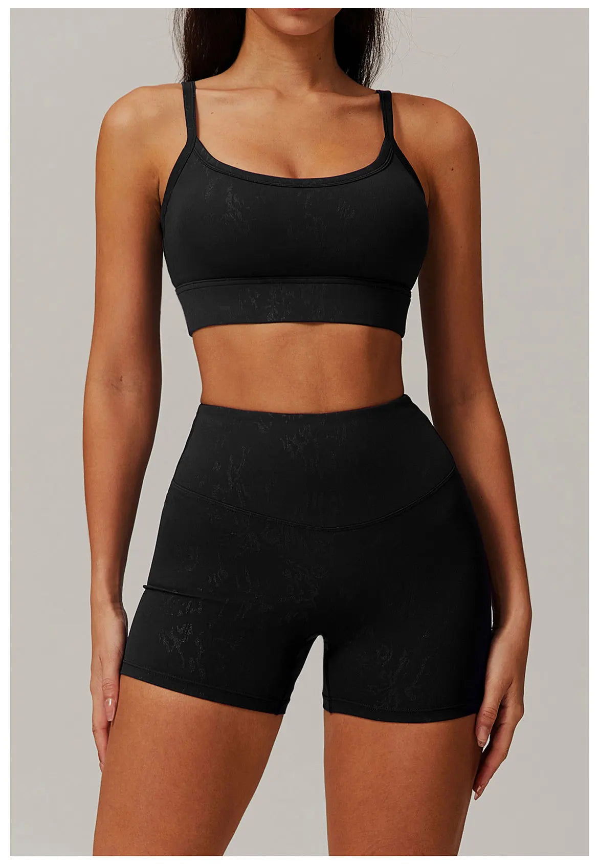 Elastic Yoga Shorts Women High Waist Tummy Control Ruched Booty Pants Printed Butt Lifting Push Up Gym Workout Compression Tight