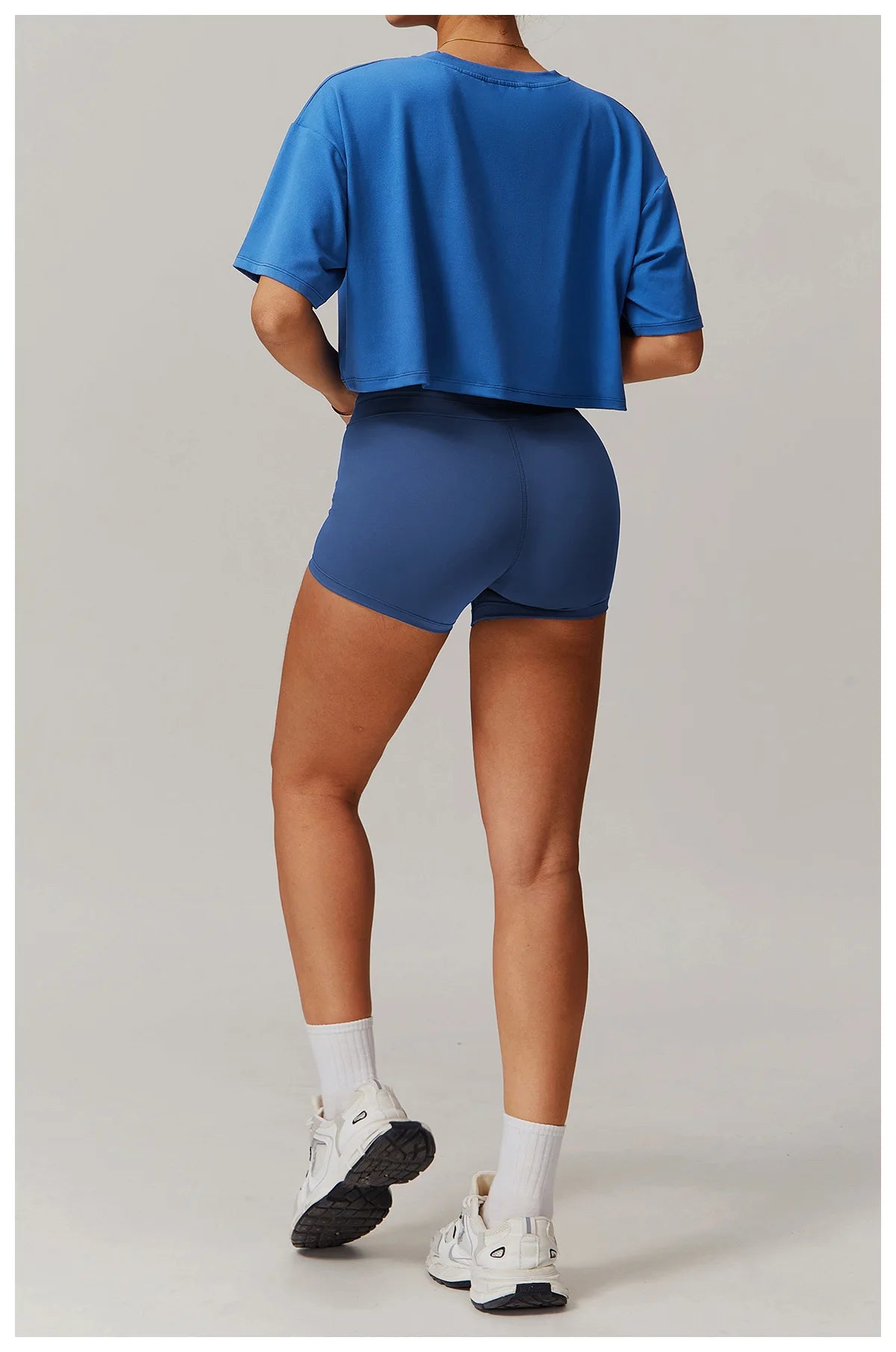 Summer New Sports Short Sleeved Top for Women Comfortable Round Neck Short T-shirt Fitness Running Yoga Short Sleeved Gym Shirt