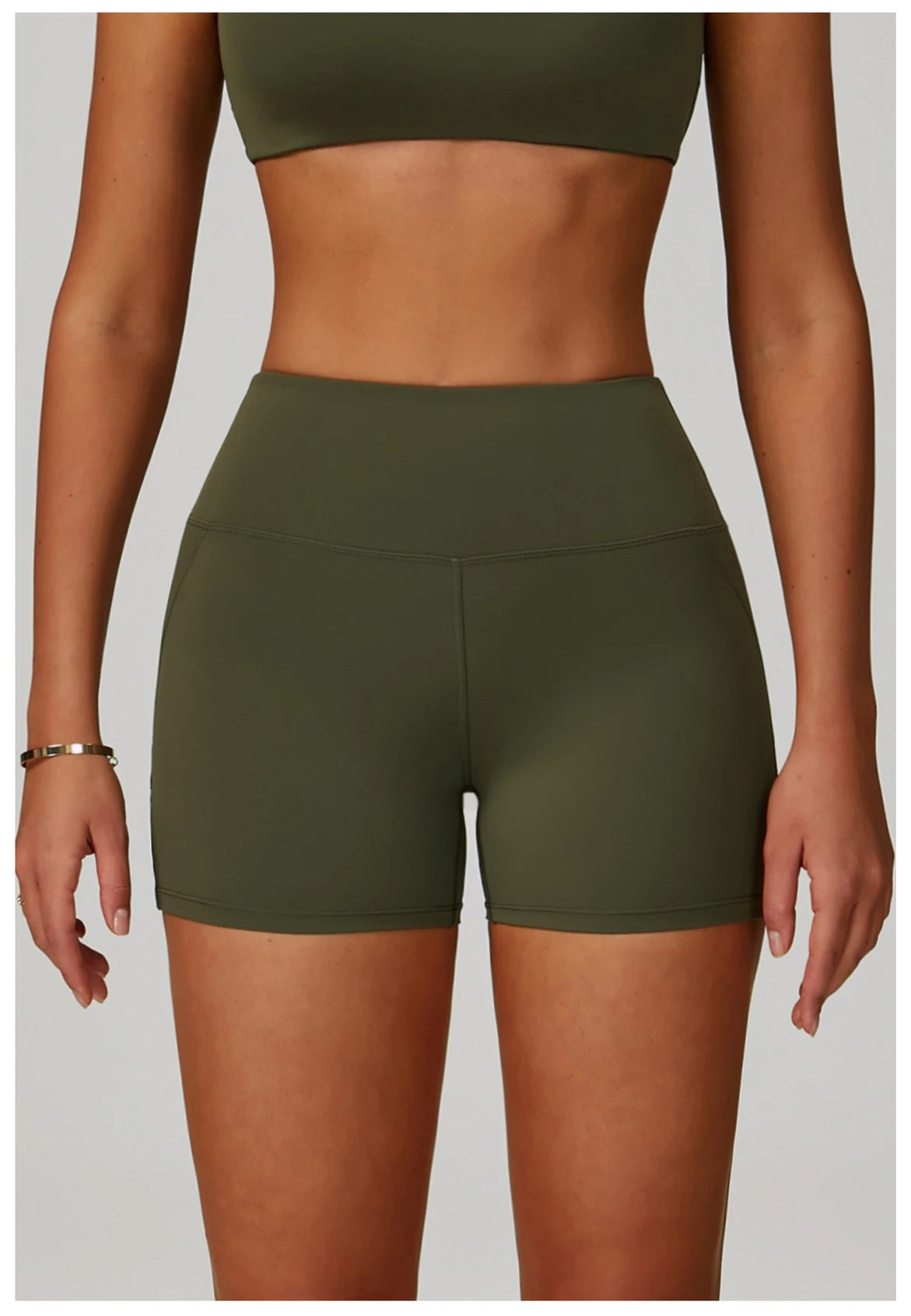 Impact Shorts Women Yoga Shorts High Waist Workout Lift Peach Butt Fitness Tight Gym Running Body Shaper Pants Casual Sportswear