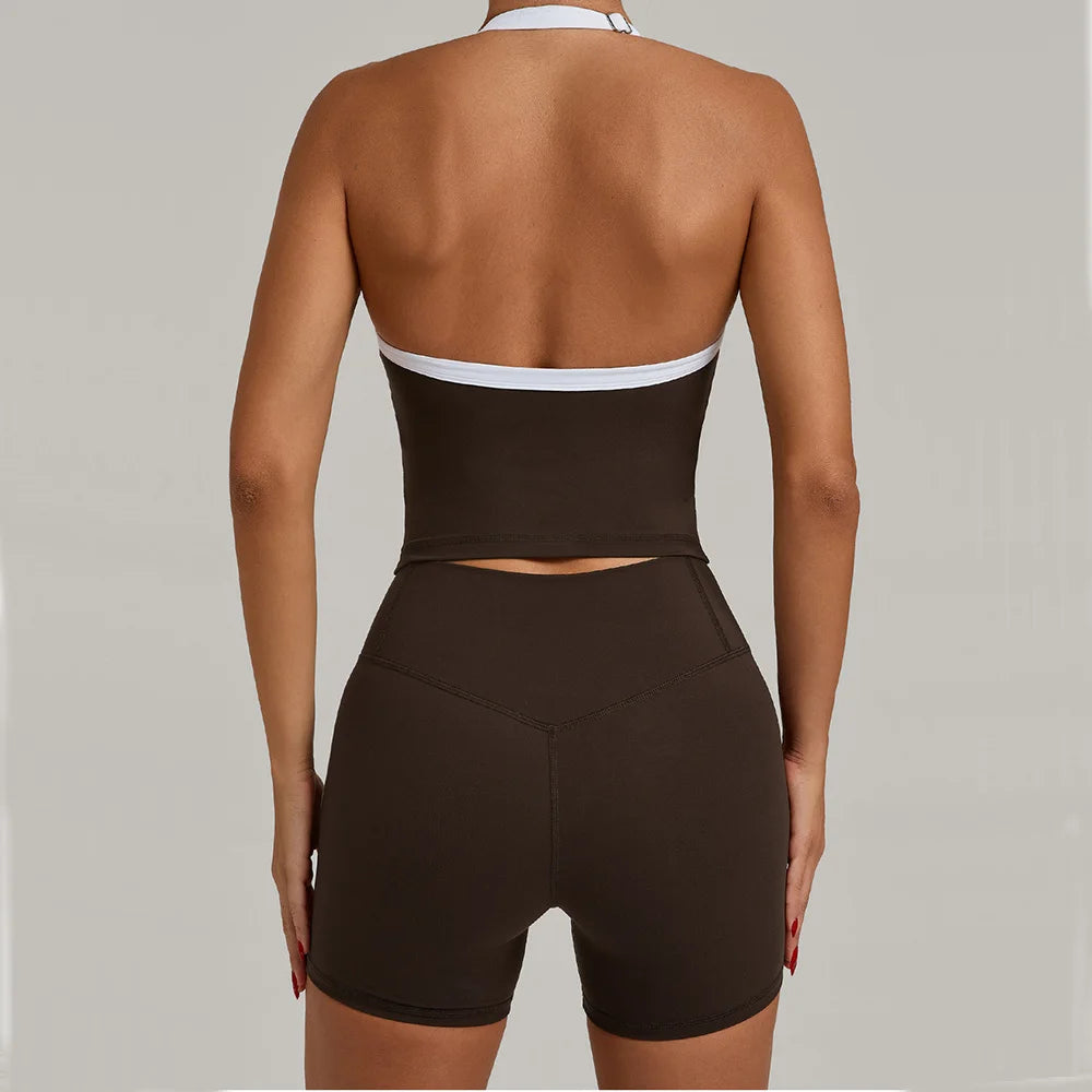 Women Tracksuit Butt Lifting Sports Set Shorts Gym Clothes Yoga Suit For Fitness Short and Underwear Training Workout Tracksuit