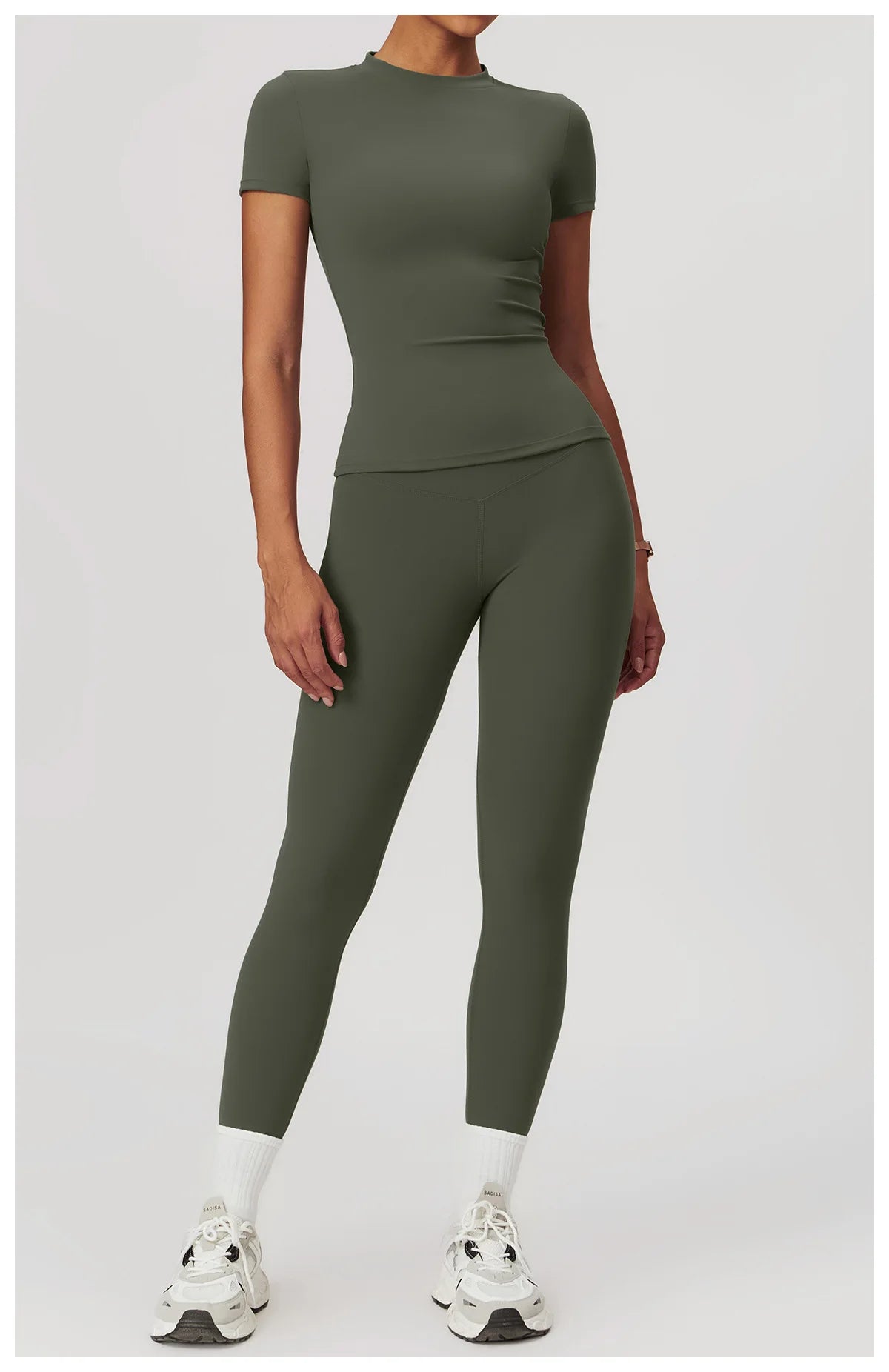 Yoga Shirts Women Top Quick Dry Running Tops Tights Push Up Workout Gym Clothe Female Short Sleeve Fitness Sports T-Shirts