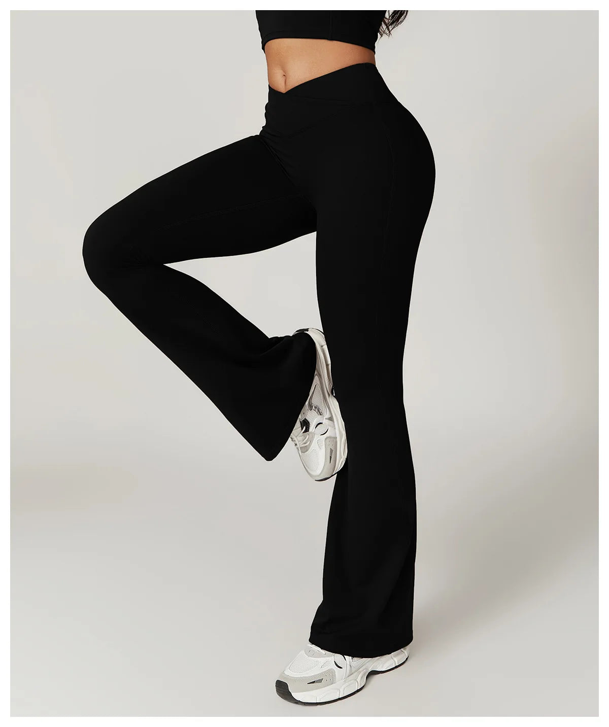 Flare Leggings Yoga Pants Women Bell-bottoms Yoga Tights High Waist Fitness Pants Stretch Gym Workout Sports Push Up Leggings