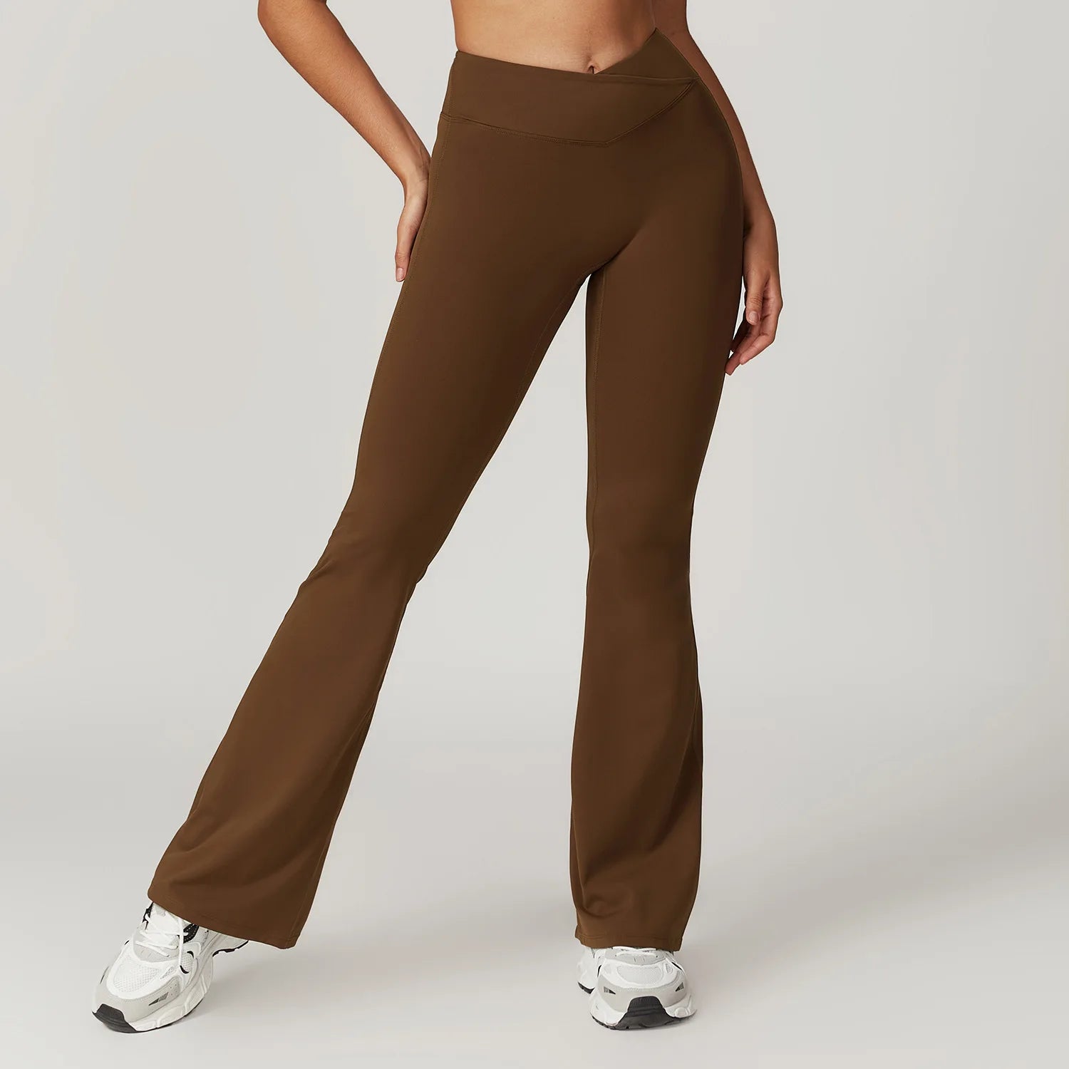 Flare Leggings Yoga Pants Women Bell-bottoms Yoga Tights High Waist Fitness Pants Stretch Gym Workout Sports Push Up Leggings