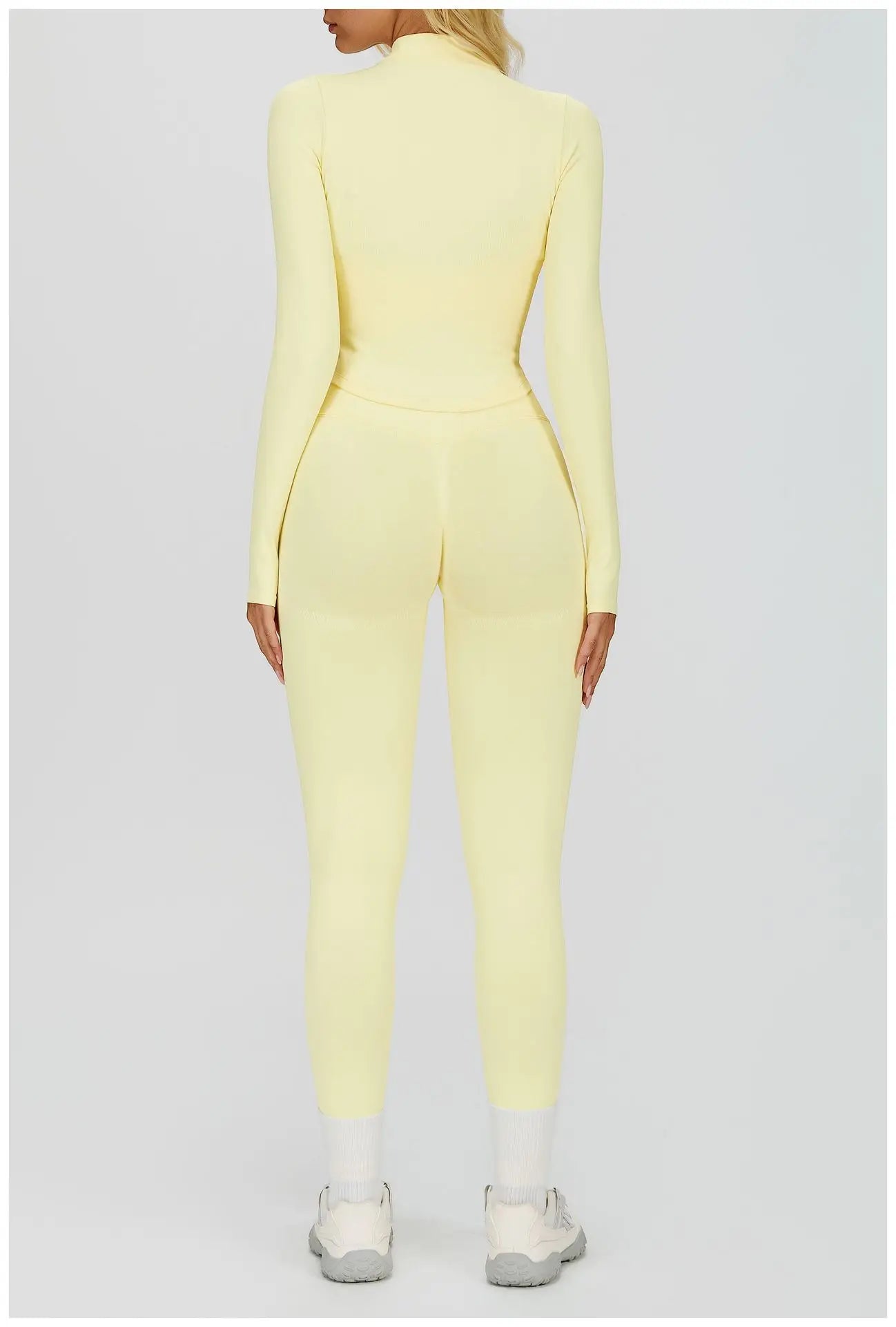 Seamless Yoga Suit 2PCS Sports Set Women Tracksuit Gym Running Workout Clothes Sports Long Sleeve Athletic Wear Yoga Clothing