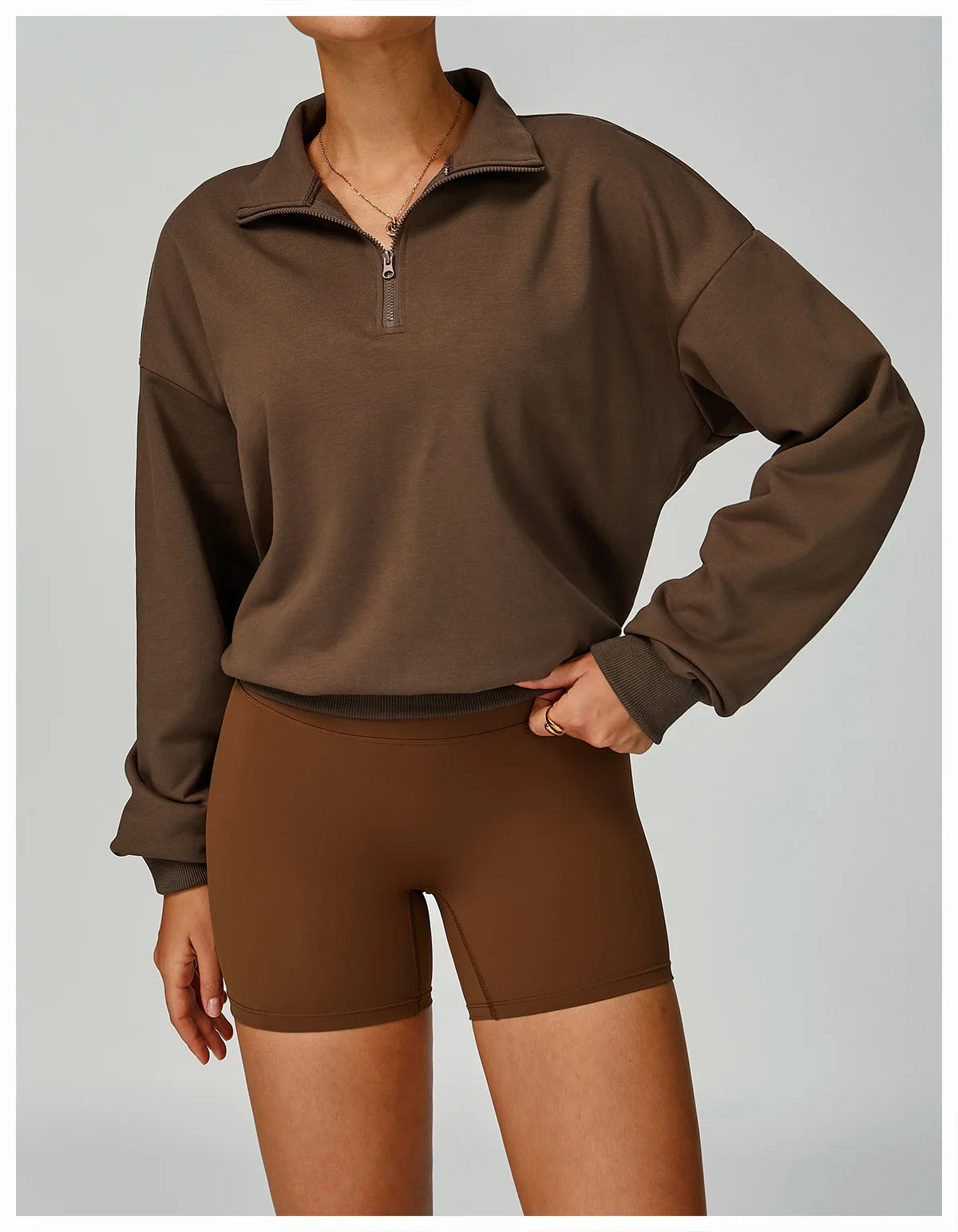 New Winter Zipper Hoodie Women's Long Sleeve Casual Loose Windproof Warm Versatile Hoodie Women's Running and Fitness Sportswear
