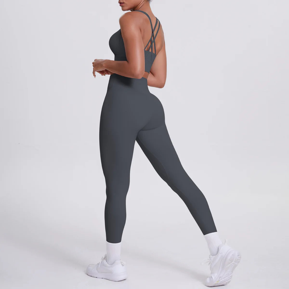 JJUREN Seamless Yoga Suit Women Tracksuit Sports Bra High Waist Leggings Yoga Outfit Gym Set Fitness Workout Clothes Sportswear