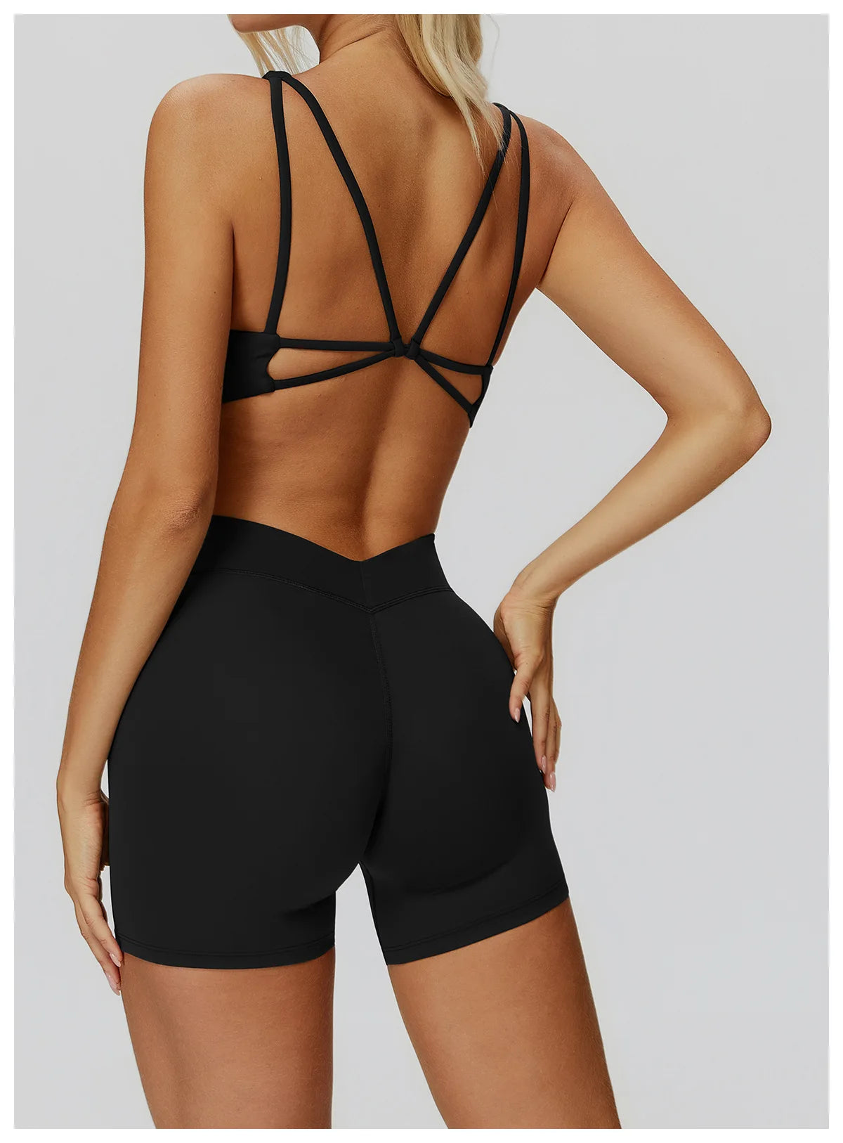 Yoga bra women's sexy backless sports bra gym exercise bra
