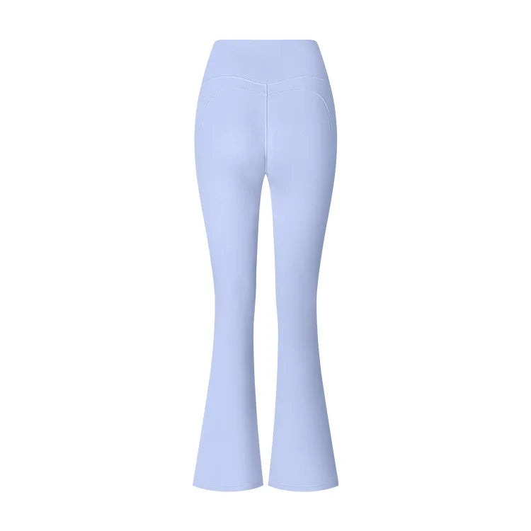 Women's High Waist Flared Leggings Gym Fitness Yoga Pants Workout Runing Sport Leggings Control Tummy Yoga Wide Leg Pants
