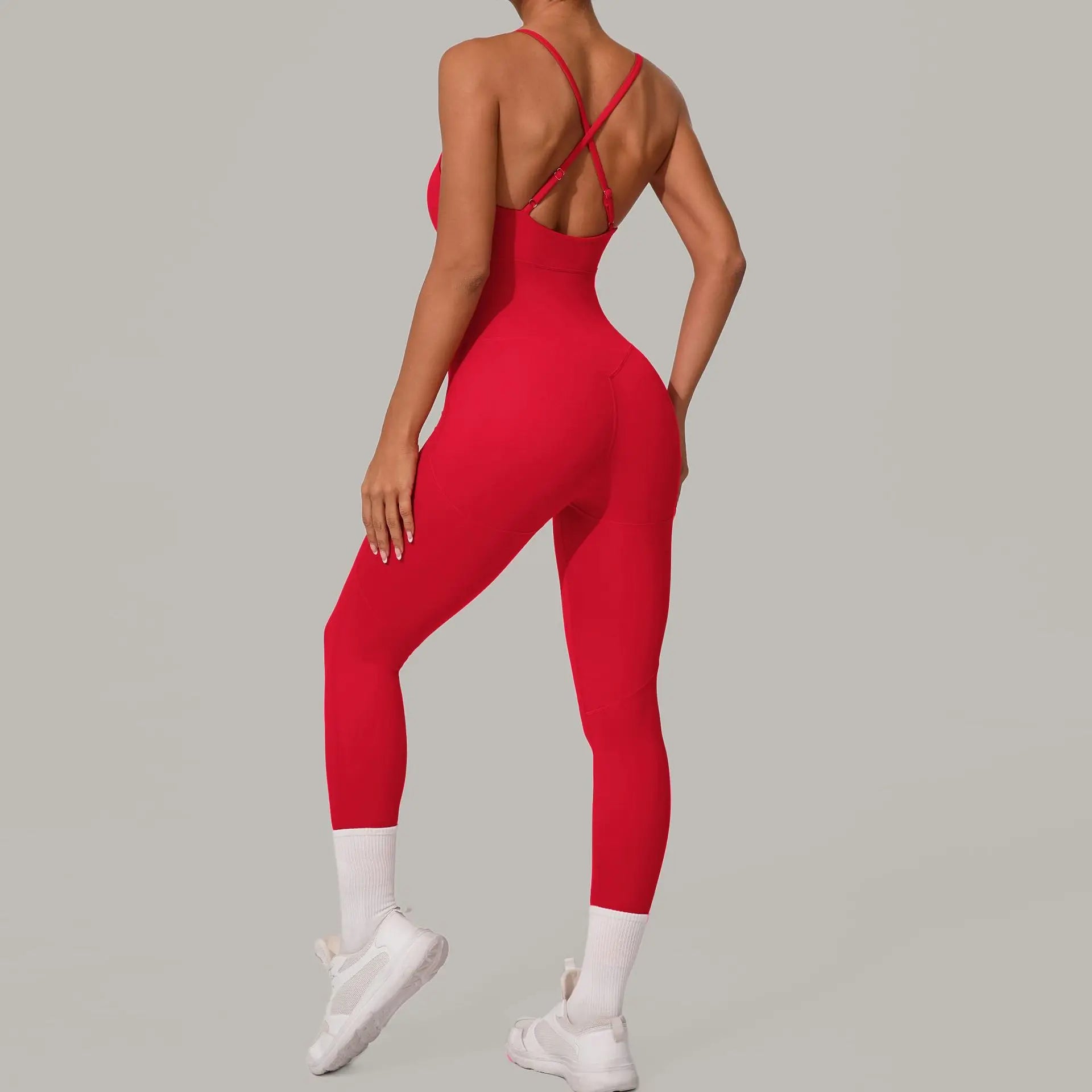 Women's Tracksuit Jumpsuits One-Piece Suit Sleeveless Yoga Set Gym Push Up Workout Clothes Fitness Bodysuit Sportswear Rompers