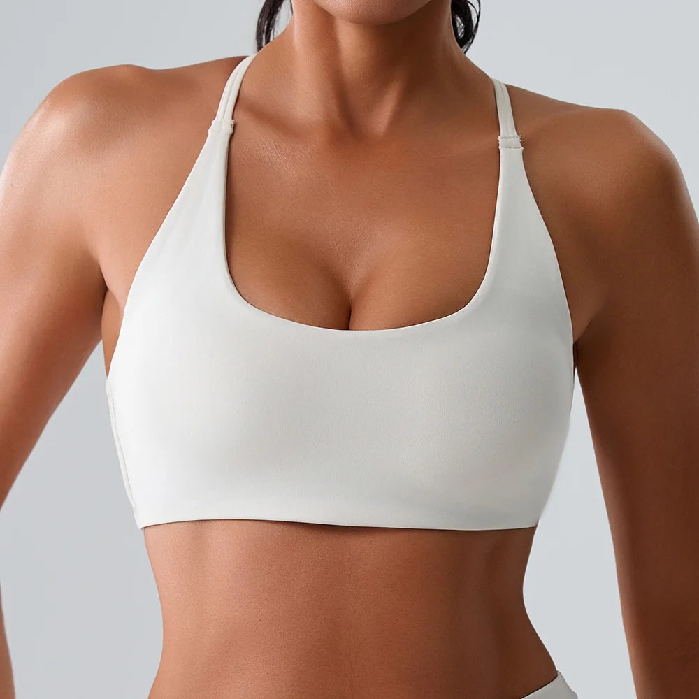 Women Fitness Yoga Bra Race Back Sports Bras Nylon Top Women Bra Sexy Breathable Underwear For Women Gym Bra Running Workout Bra