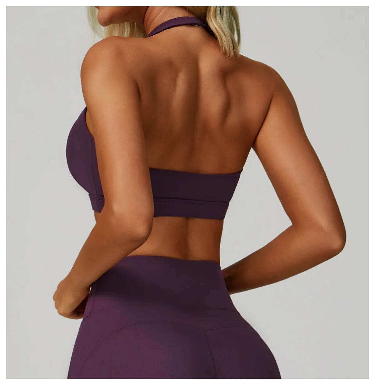 Women Fitness Yoga Bras Race Back Sports Underwear Hanging Neck Bra Women Breathable Underwear For Women Gym High Strength Top