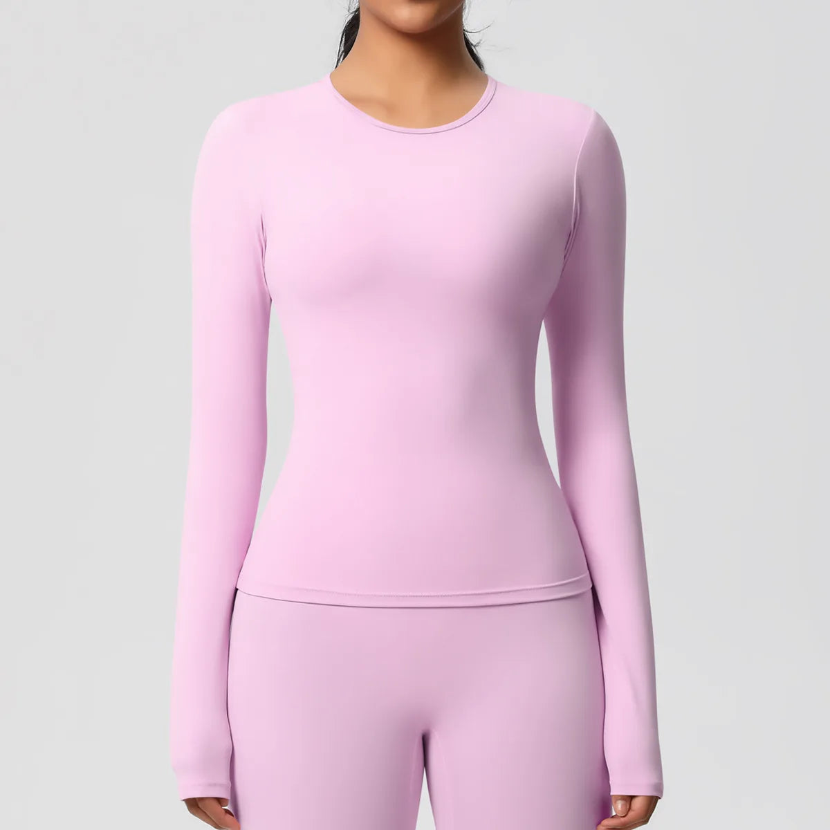 Yoga Shirts For Women Long Sleeve Fitness Running Push Up Gym Clothes Workout Dry Fit Breathable High Elastic Sports Top