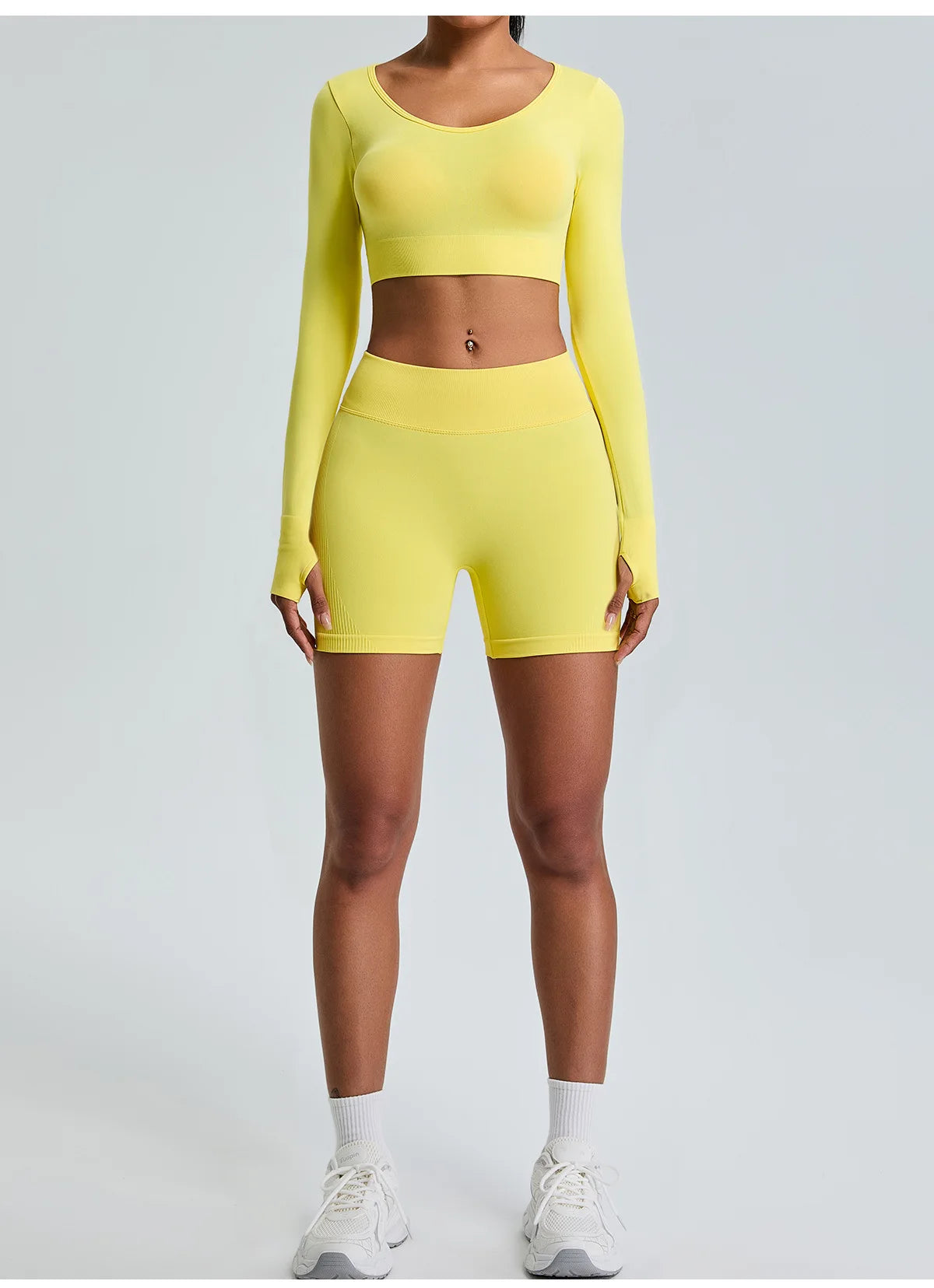 Seamless Yoga Shorts Women High Waist Workout Shorts Fitness Yoga Lift Butt Fitness Yoga Gym Running Sports Shorts Sportswear