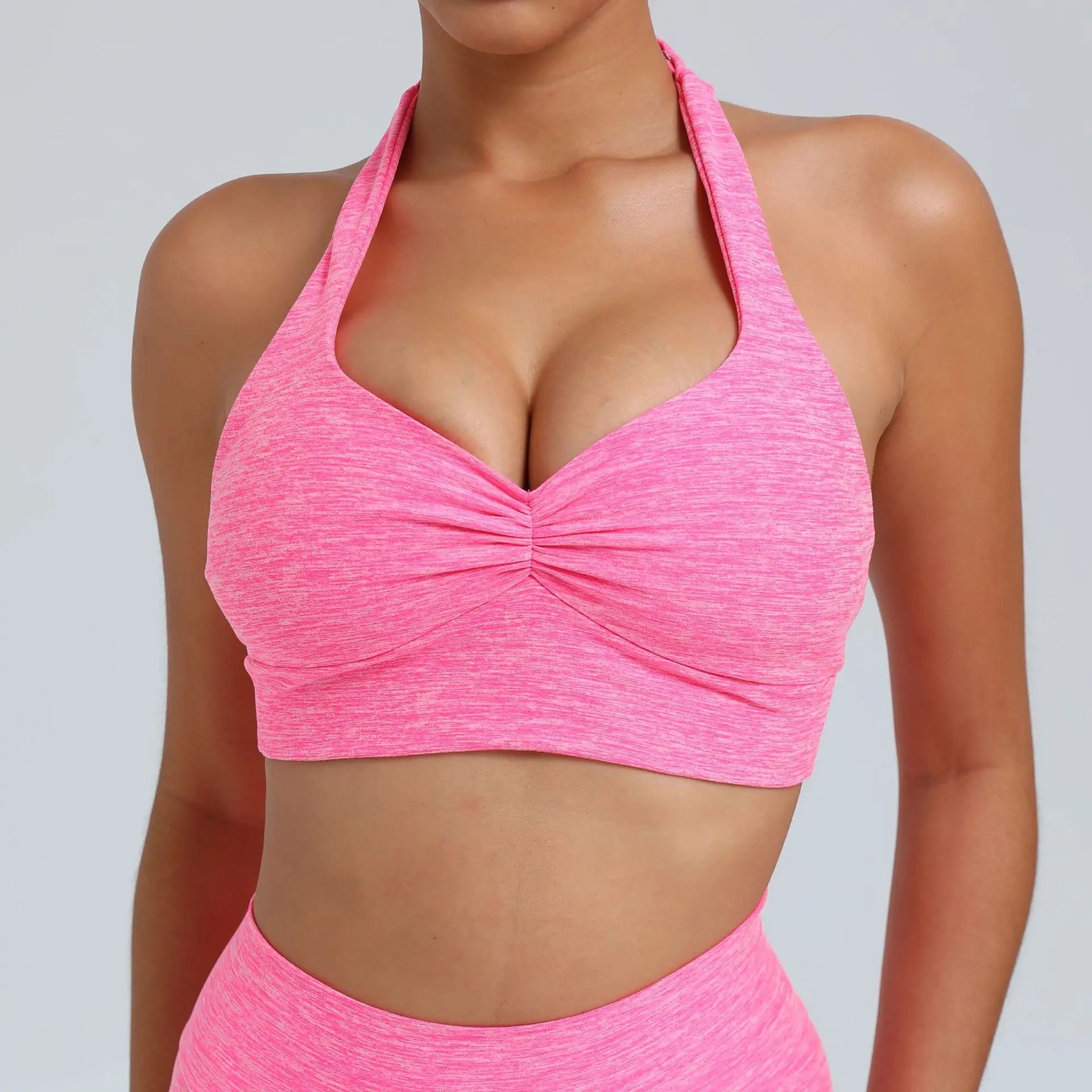 Sports Underwear Women Sports Bra Hanging Neck Yoga Bra Gym Top Women Training Running Yoga Bra Fitness Workout Tank Top