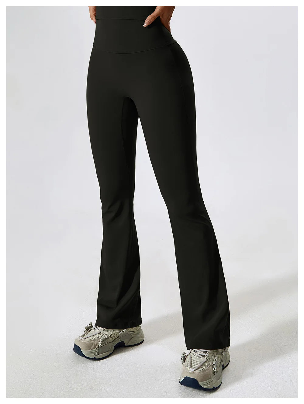 Flare Leggings Yoga Pants Women High Waist Wide Leg Pant Women Gym Workout Fitness Sports Tight Flared Pant Latin Dance Trousers
