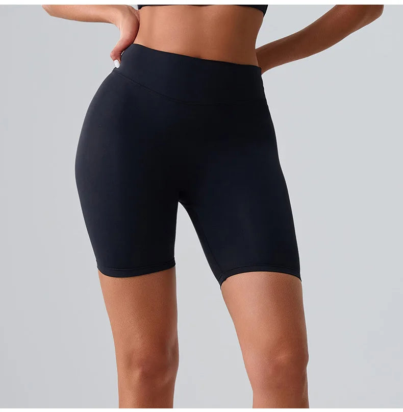 Sports Short Women Yoga Shorts High Waist Breathable Soft Fitness Tight Women Yoga Legging Shorts Cycling Athletic Gym Shorts