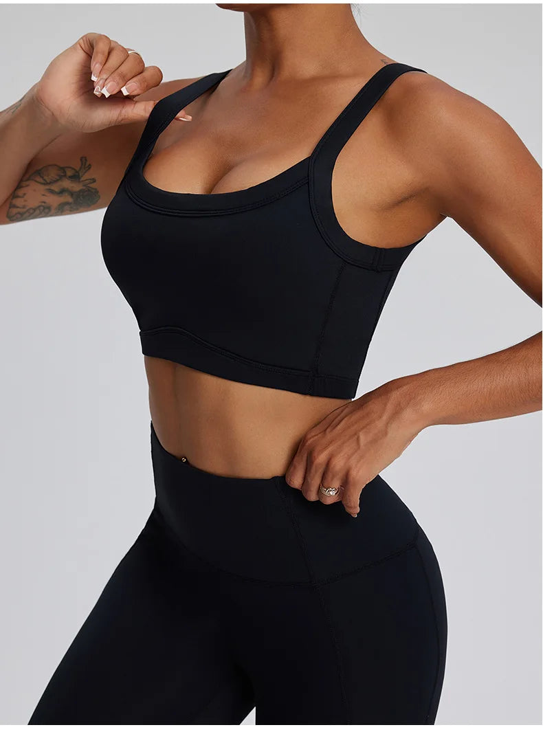 2PCS Yoga Suit Gym Set Women Clothes Running Tracksuit Workout Long Sleeve High Waist Bell-bottoms Sports Shirt Yoga Clothing