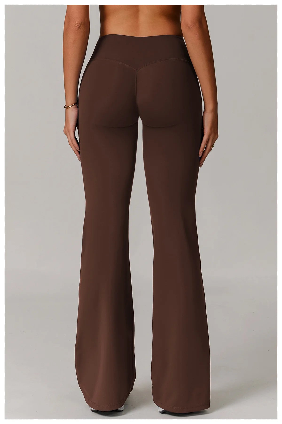 Gym Leggings Women Bell-bottoms Yoga Pants Sexy High Waist Lifting Leggings Pants Women Sports Clothing Fitness Wide Leg Pants