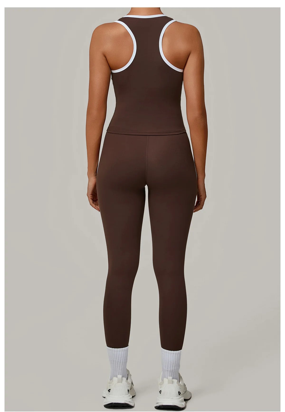 Sportswear 2PCS Women's Tracksuit Yoga Clothes Fitness Set Breathable Activewear Sexy Sports Bra Top High-Waisted Leggings Set