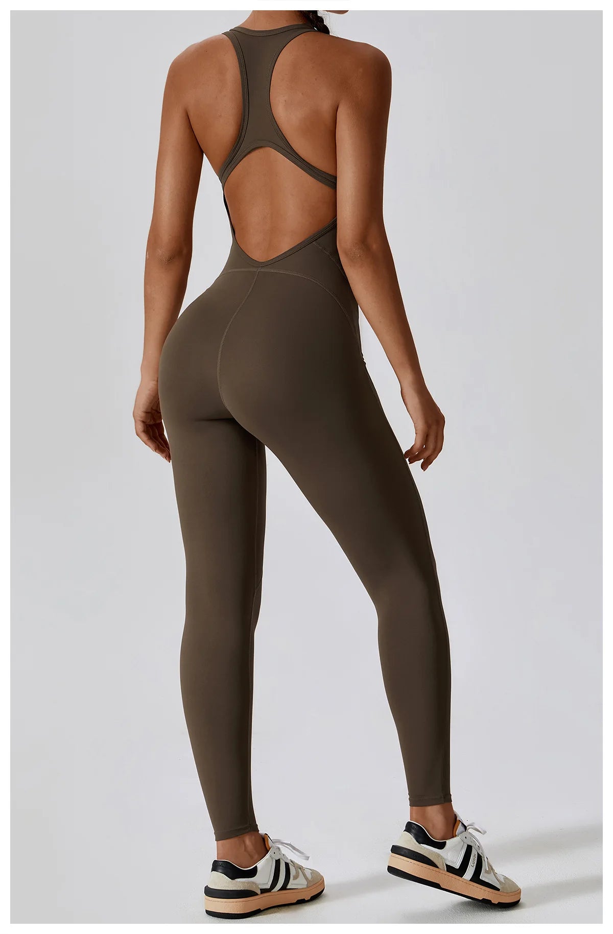 Gym Clothes Jumpsuit Backless Fitness Set Bodysuit Siamese Sportswear Women Romper Buttery-Soft One-Piece Playsuit Yoga Suit