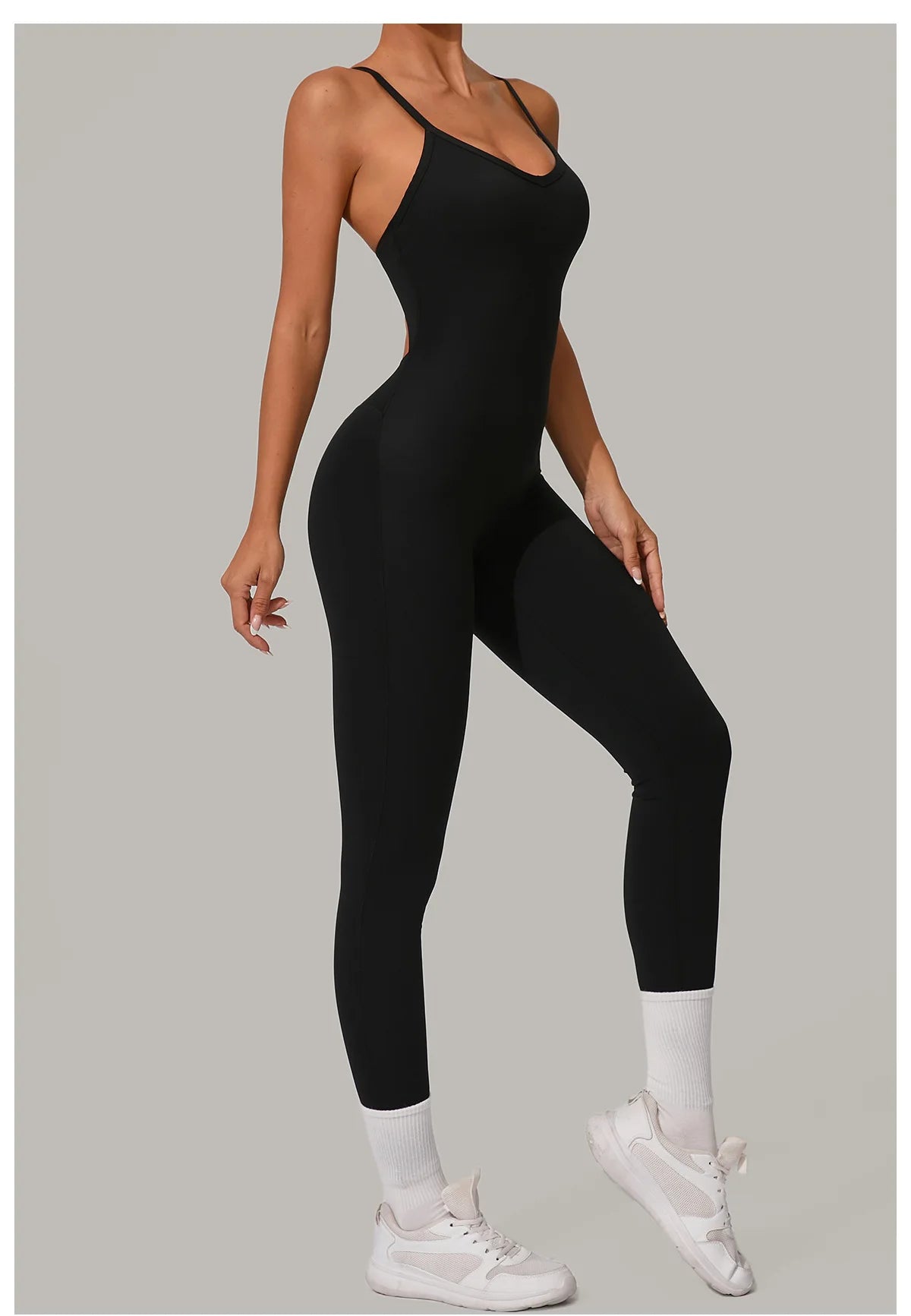 Yoga Set Women Tracksuit Sexy Backless One-piece Suit Female Rompers Quick Dry Yoga Clothing Workout Bodysuits Sports Jumpsuit