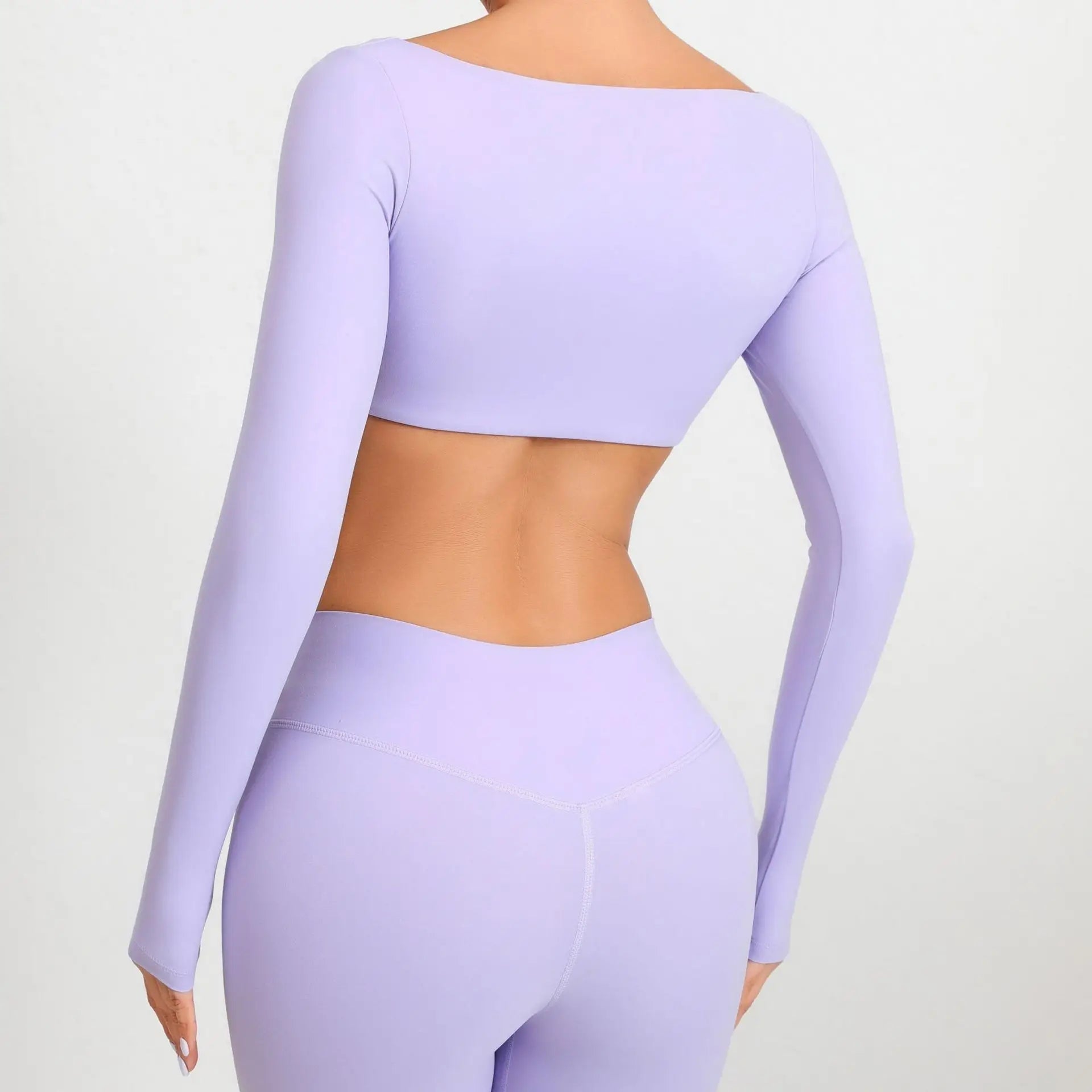New Sport Shirt Women Clothes Sportswear Long Sleeve T-shirt for Fitness Yoga Wear Ladies Crop Top Gym Workout Top with Cups