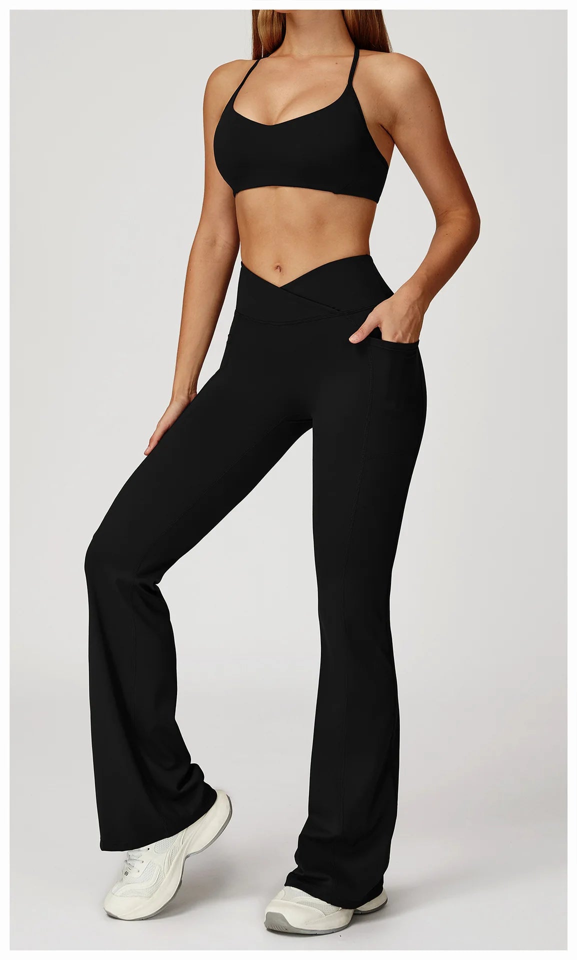 Women Tracksuit Yoga Set 2PCS Gym Workout Clothes for Female Push Up Bra High Waist Leggings Sexy Fitness Sportswear Sports Suit