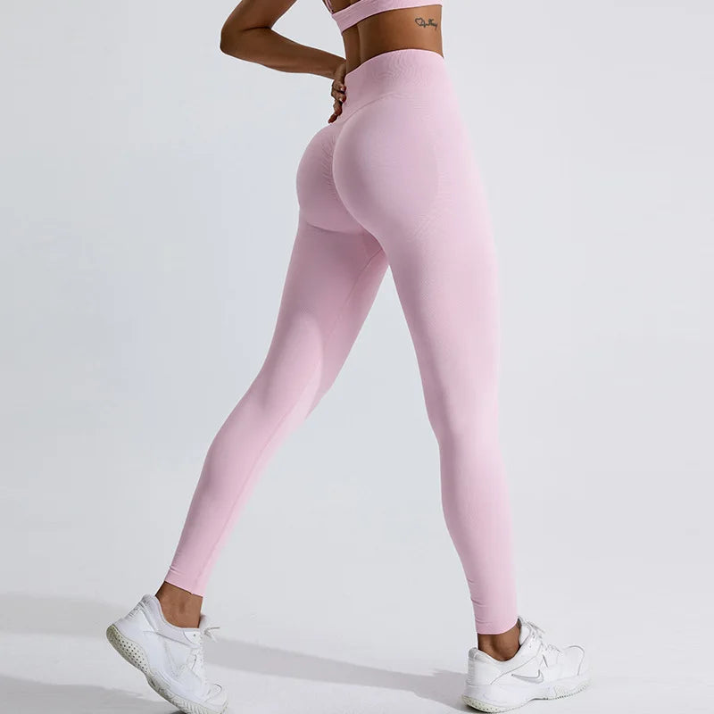Seamless Women Fitness Sport Leggings High Waist Yoga Legging Gym Jogging Quick Dry Push Up Slim Pants Female Scrunch Butt Tight