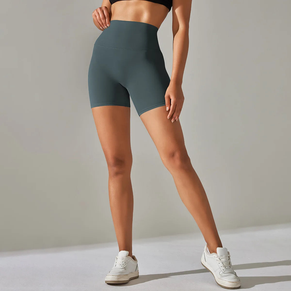 Seamless Yoga Shorts Women Fitness Shorts Running Cycling Shorts Breathable Sports Leggings High Waist Summer Workout Gym Shorts