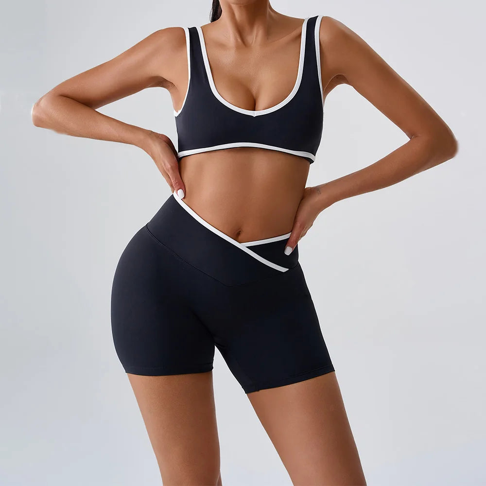Women Tracksuit 2PCS Yoga Set Nude Feeling Workout Sets Gym Push Up Fitness Running Workout Sportwear Sport Bra Leggings Suit