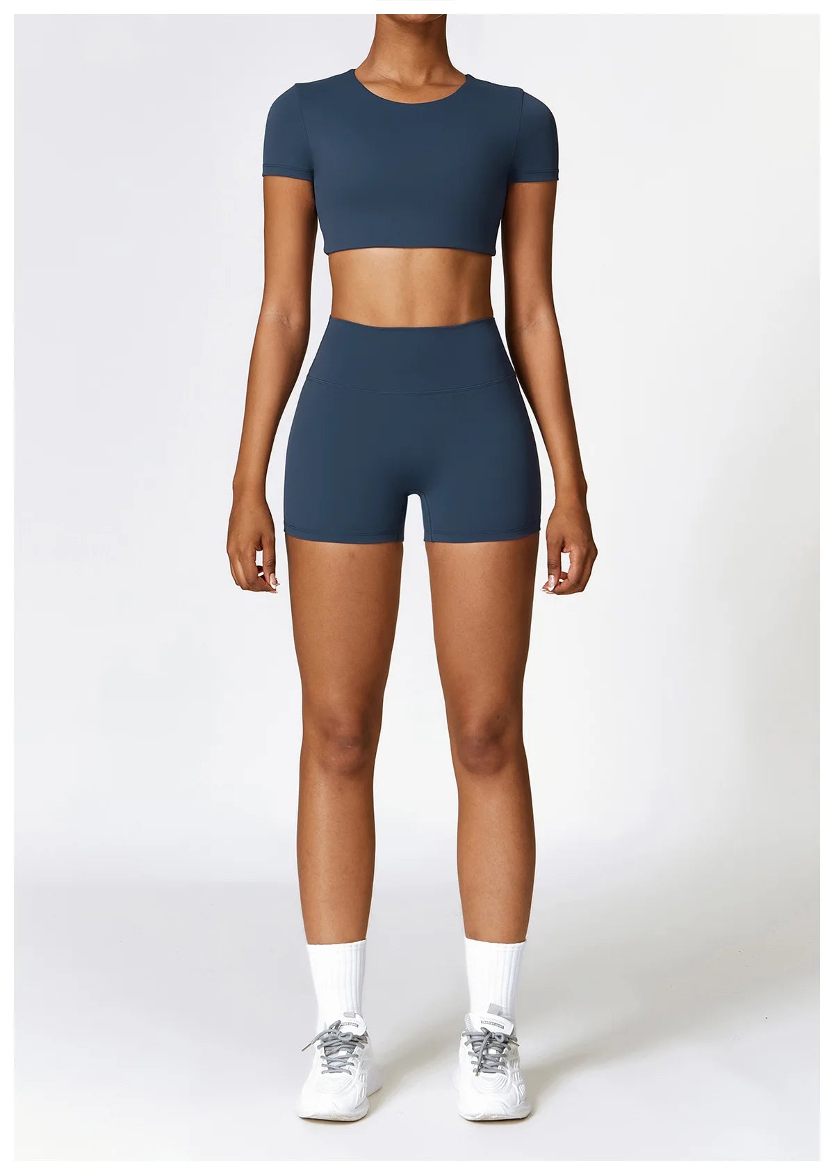 Women Yoga Shorts Fitness Shorts Running Cycling Shorts Breathable Sports Leggings High Waist Summer Workout Gym Push Up Shorts
