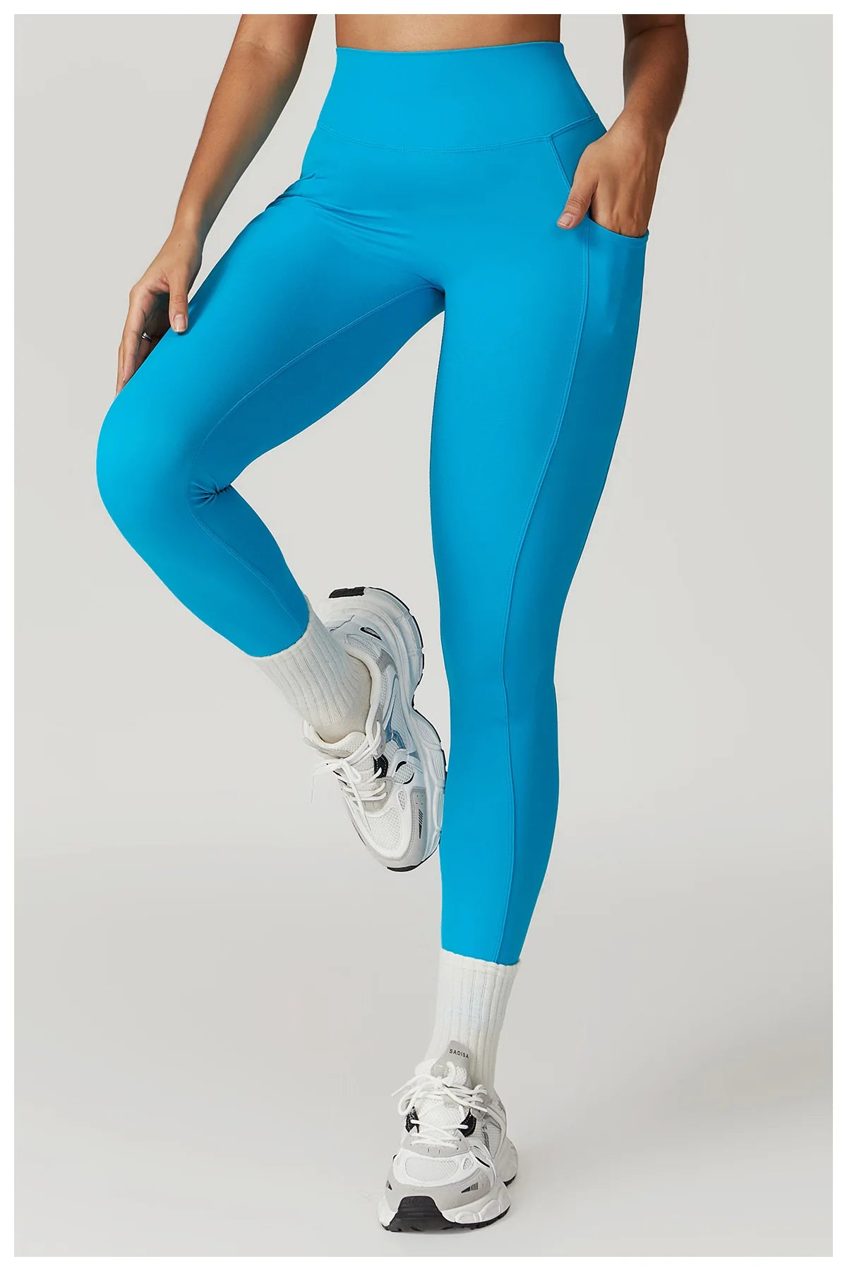 V-shaped Back Leggings Fitness Women Sport Leggings High Waist Elastic Solid Yoga Pants Gym Jogging Push Up Slim Pants Female