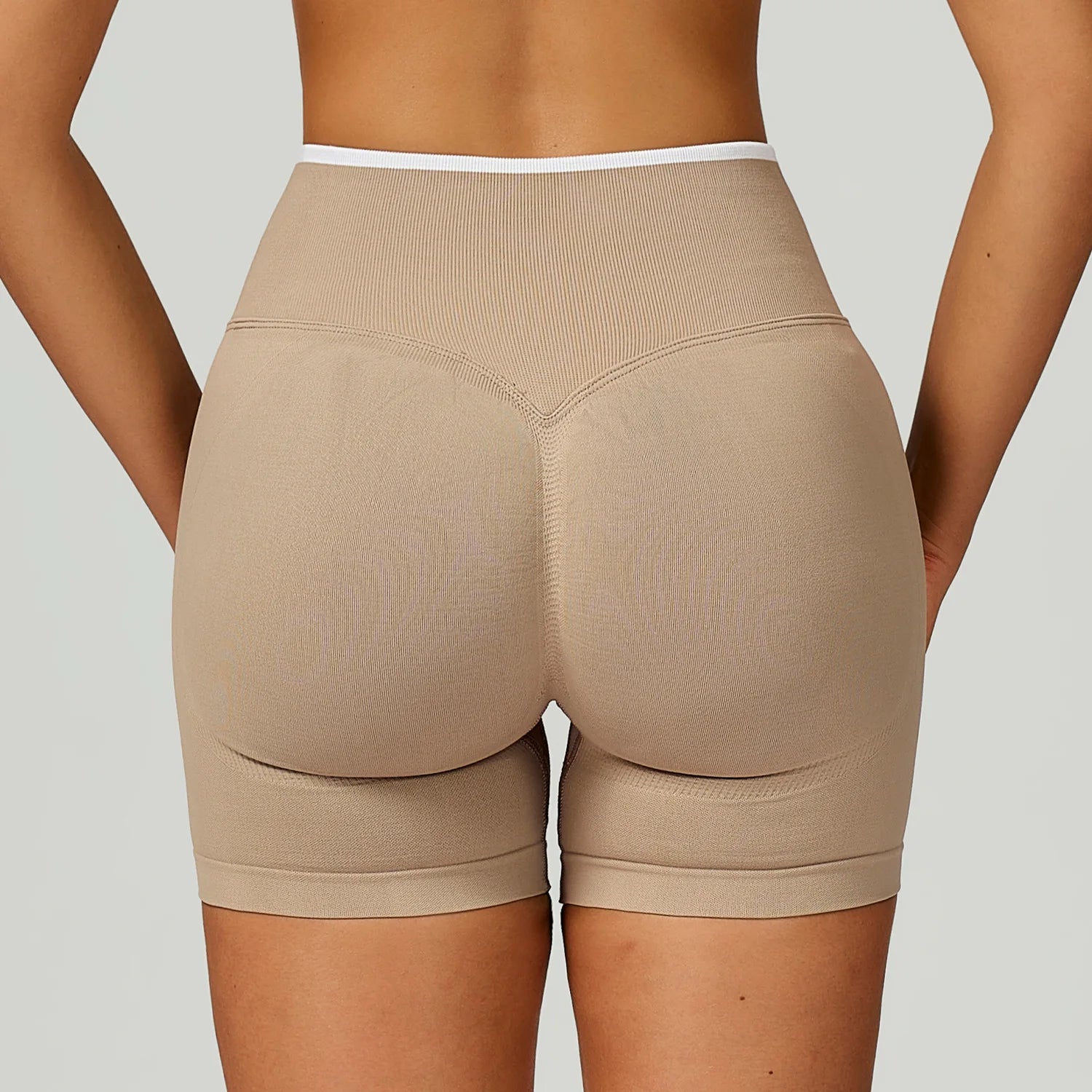 Seamless Women Sports Short Yoga Legging Shorts Squat Proof High Waist Fitness Tight Shorts Cycling Impact Workout Gym Shorts