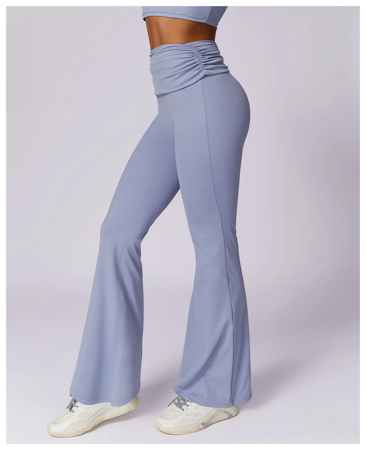 Workout Flare Leggings Yoga Pants Women High Waist Wide Leg Pant Women Gym Fitness Sports Black Flared Pant Latin Dance Trousers