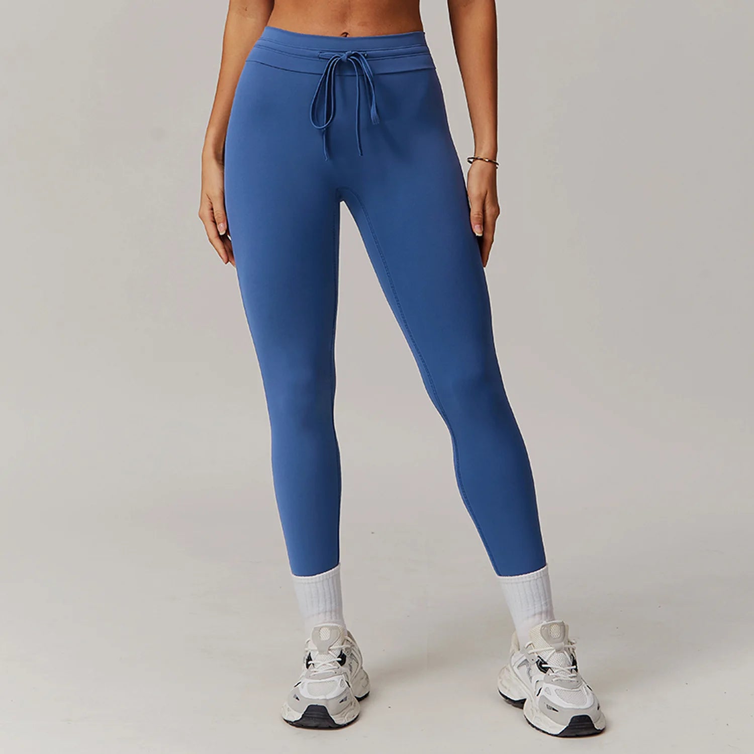 Women Gym Leggings Workout Yoga Sports Pant Stretchy High Waist Straps Leggings Fitness Tights Sports Push Up Activewear Pants