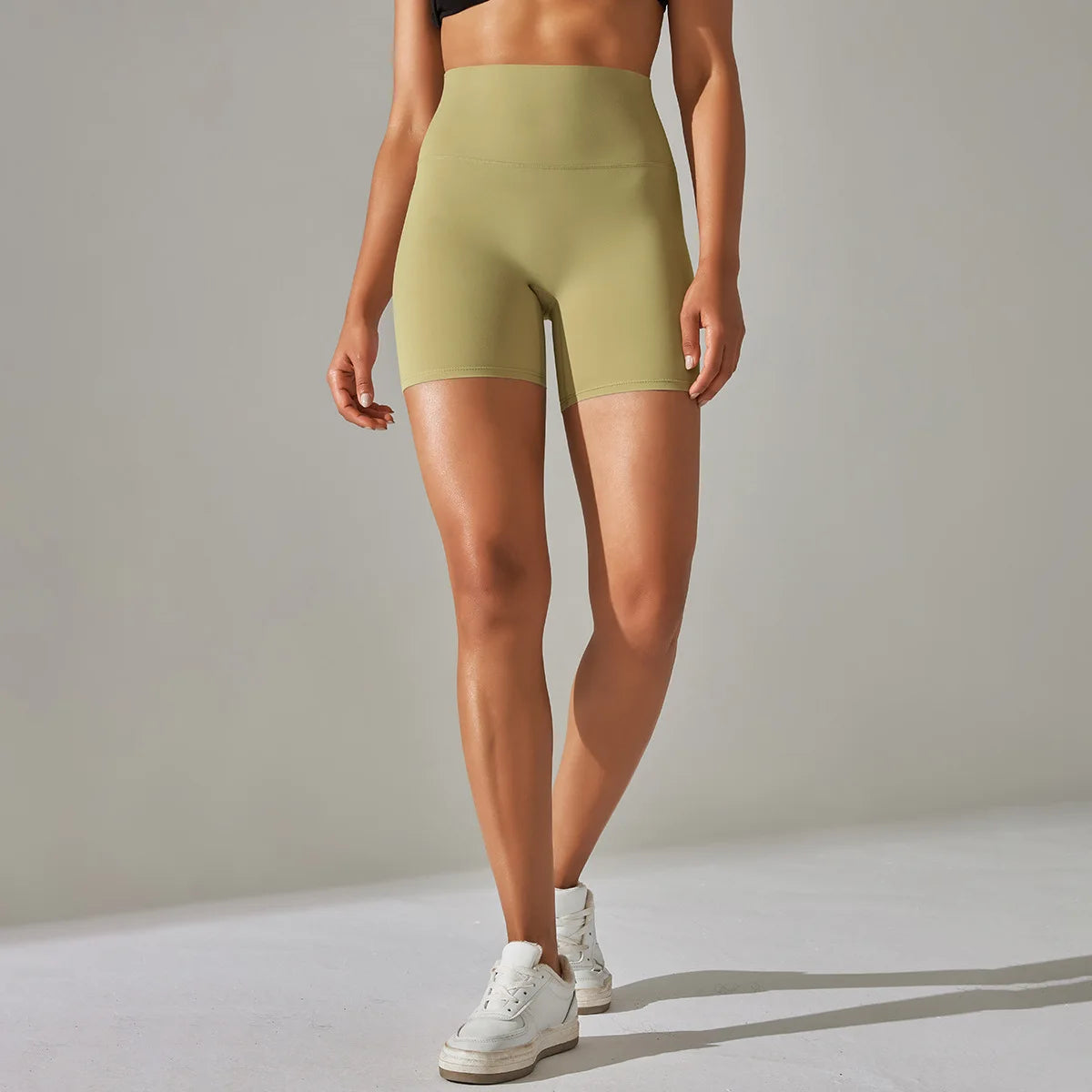 Seamless Yoga Shorts Women Fitness Shorts Running Cycling Shorts Breathable Sports Leggings High Waist Summer Workout Gym Shorts
