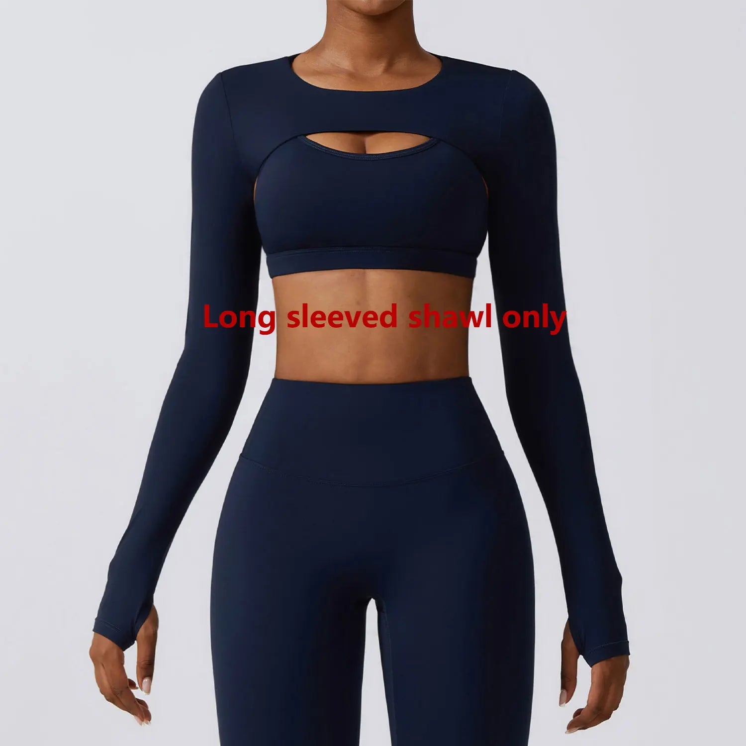 Sports Camisole Yoga Long Sleeved 1 Piece Shawl Yoga Top Nude Fitness Yop Gym Push Ups Workout Tops Running Sports Smock