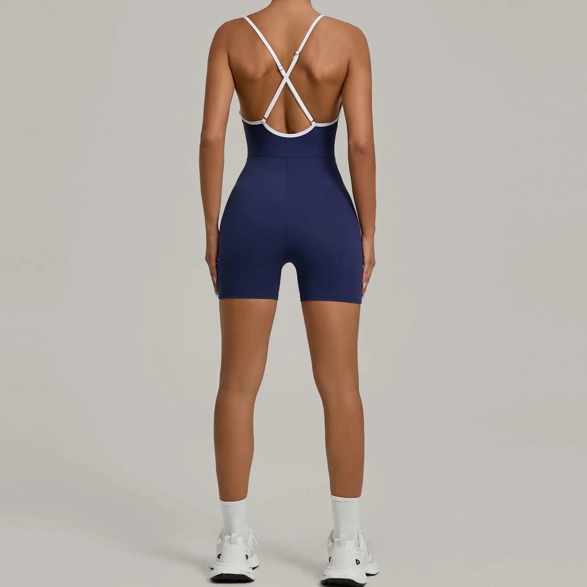 Summer Workout Jumpsuit Sports Overalls Women Rompers Gym Clothing Running Fitness Suits Gym Tracksuit Short Sportswear Yoga Set