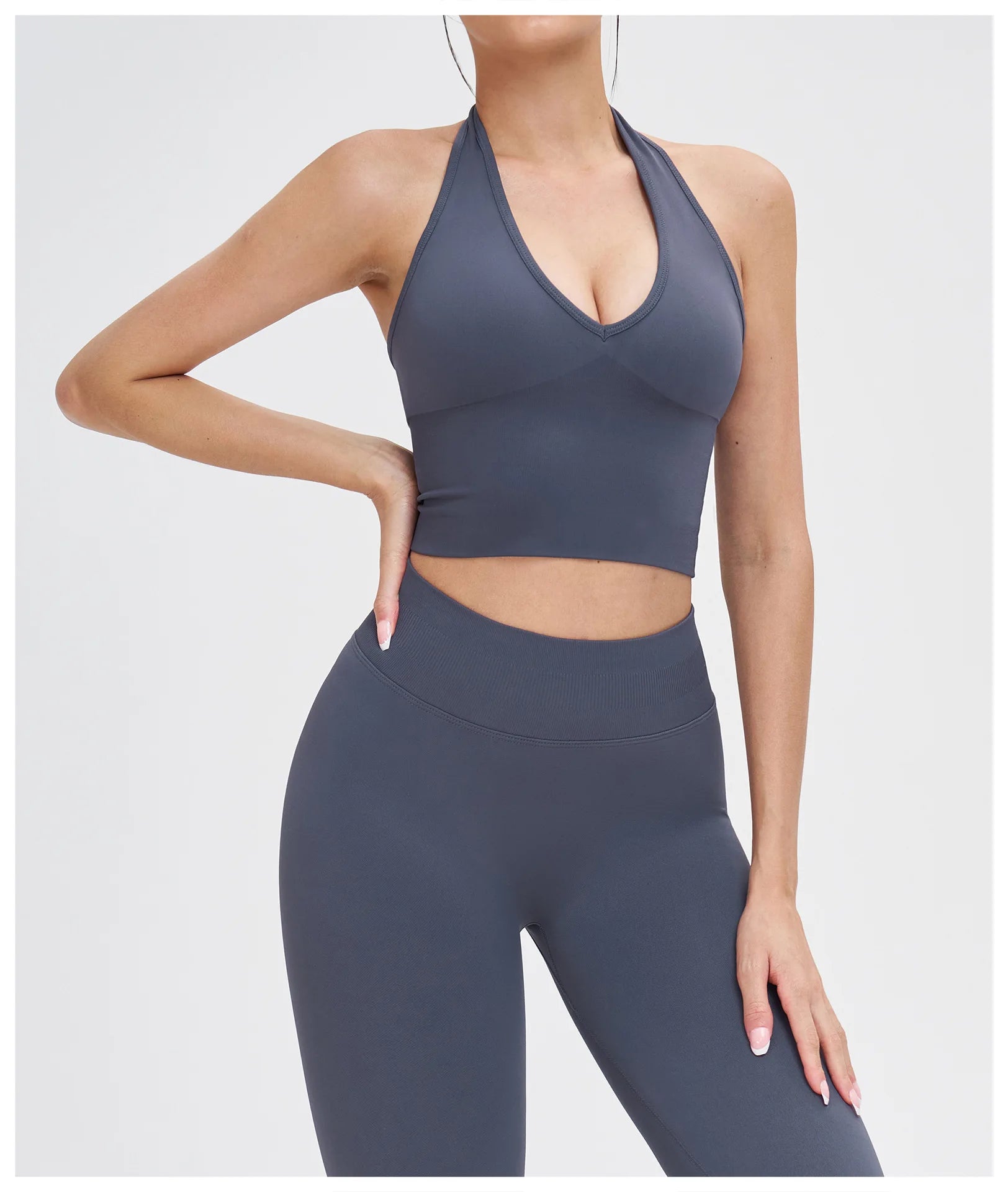Seamless Fitness Bra High-intensity Workout Tops Gym Fitness Sports Bra Sexy Athletic Sport Bra Women Backless Gym Yoga Crop Top
