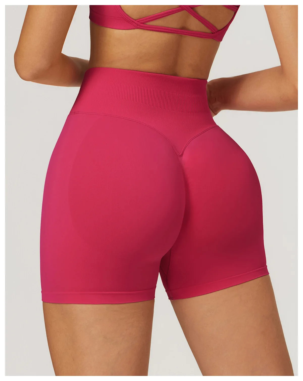 Seamless Shorts for Women Yoga Shorts Summer Push Up Booty Workout Gym Shorts Fitness High Waist Sports Short Women Clothing