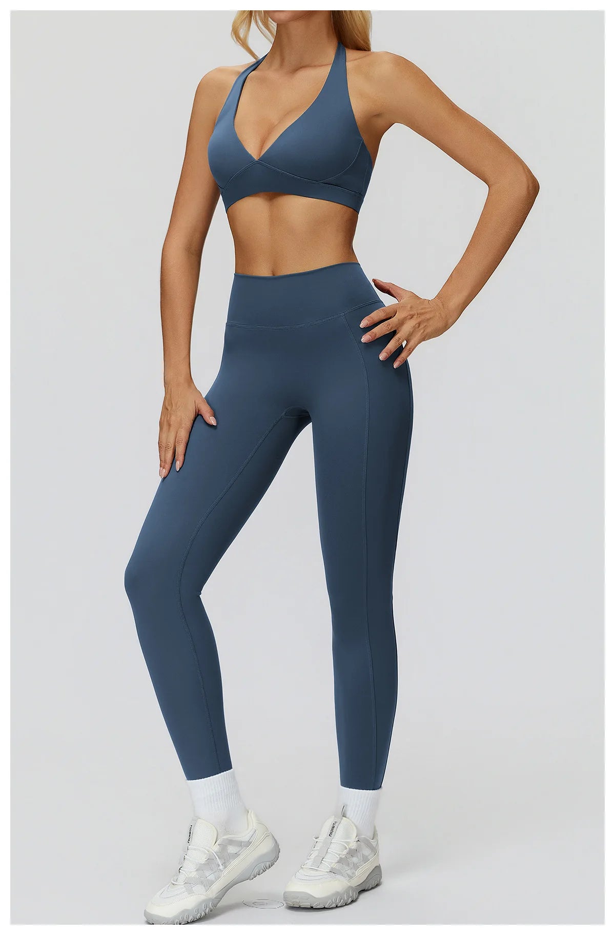 Yoga Suit 2PCS Women Tracksuit Sports Bra High Waist Legging Gym Set Fitness Outfit Running Workout Clothes Push Up Sportswear